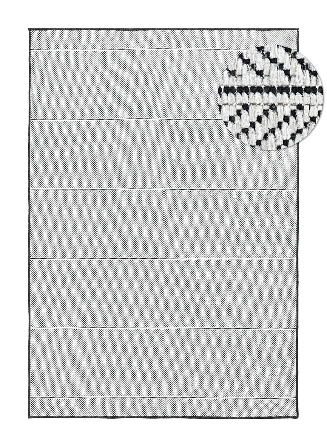 Tæpper til indendørs/udendørs brug - utomhusmatta - Ava (sort)