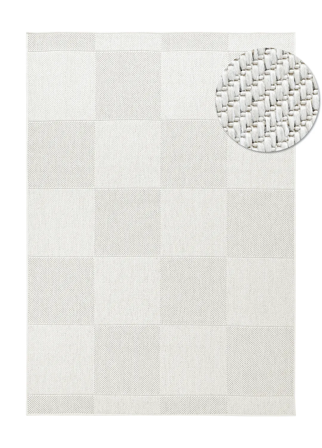 Tæpper til indendørs/udendørs brug - utomhusmatta - Ava (hvid)