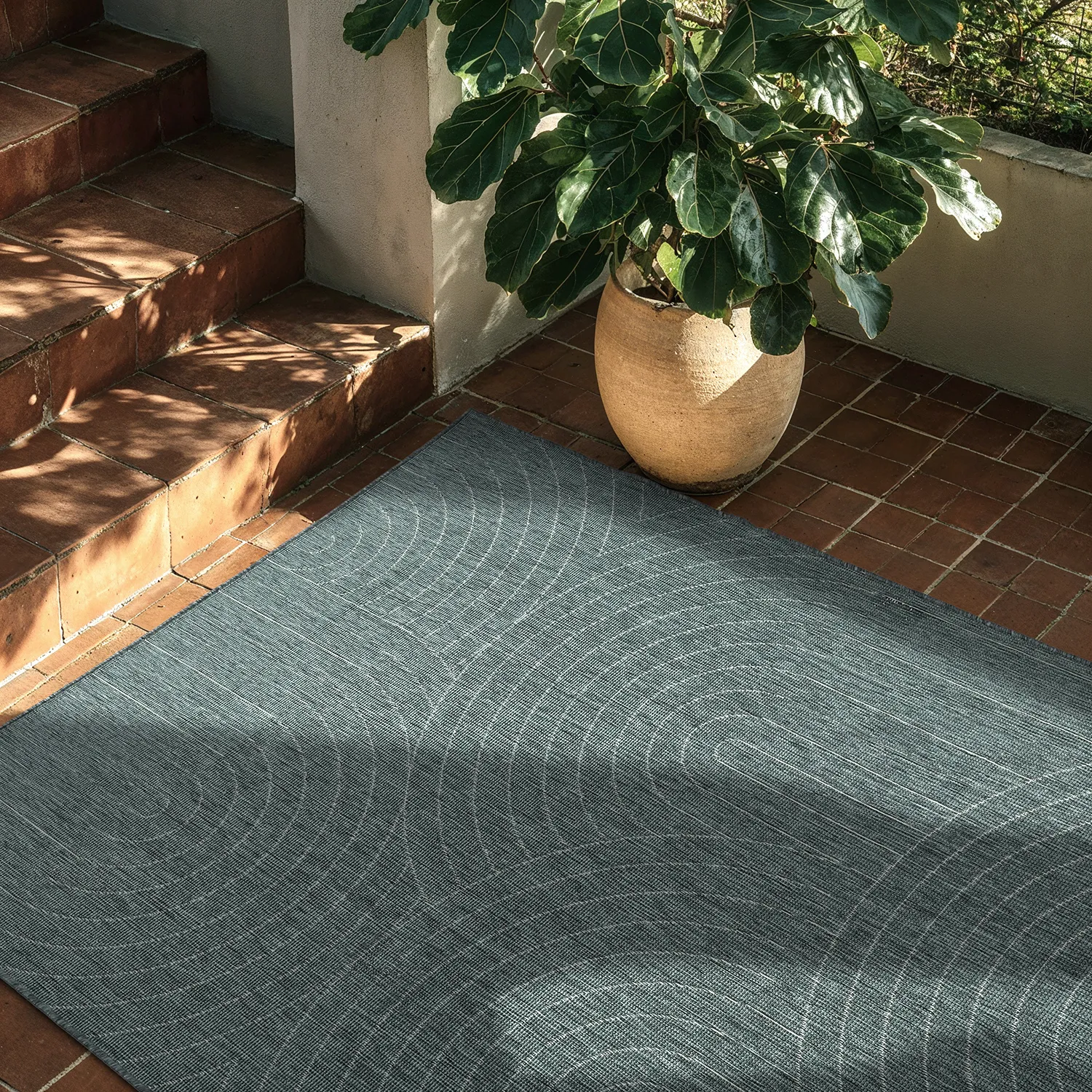 Tæpper til indendørs/udendørs brug - utomhusmatta - Hayden (grøn)