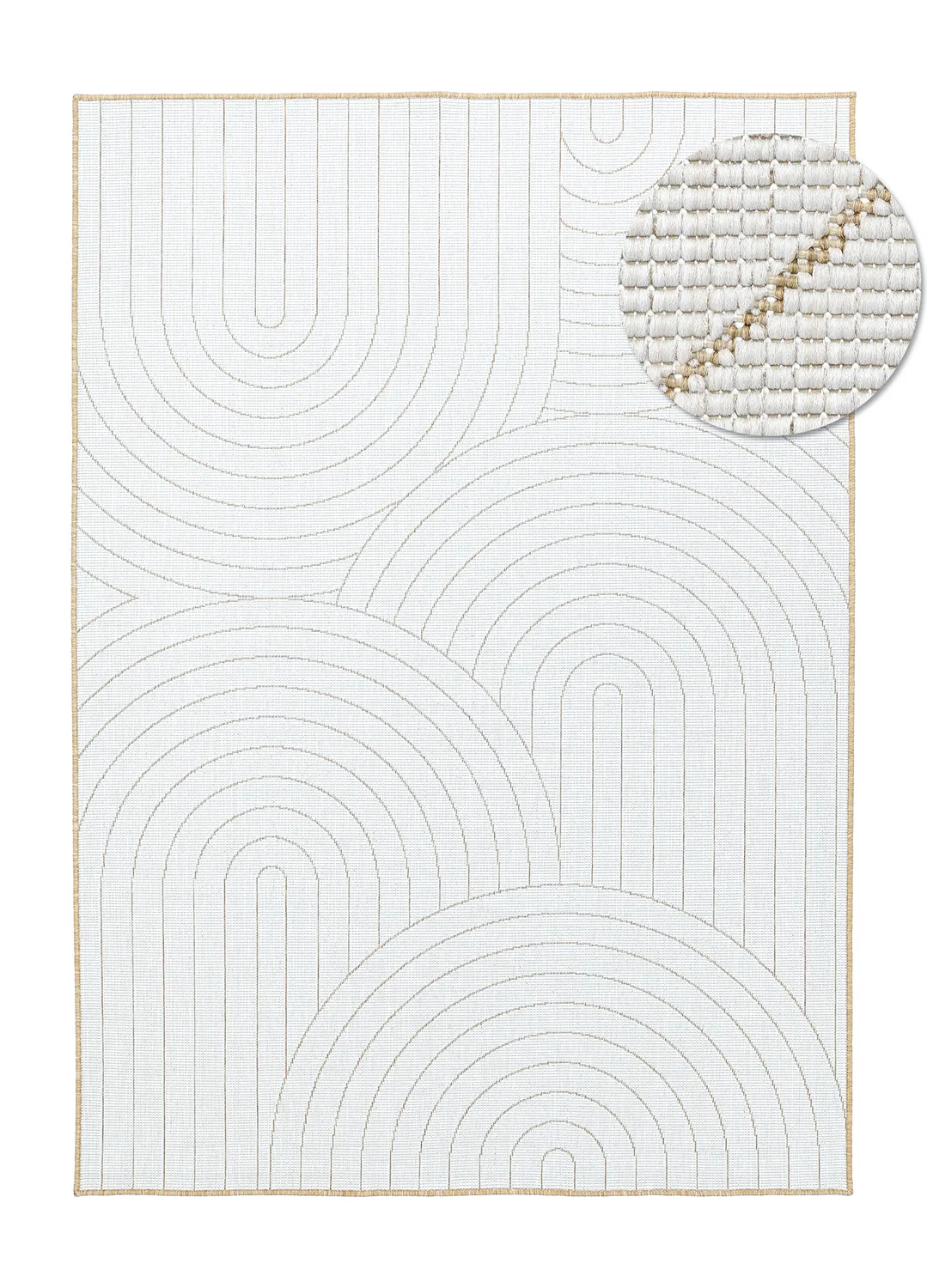 Tæpper til indendørs/udendørs brug - utomhusmatta - Hayden (natur)