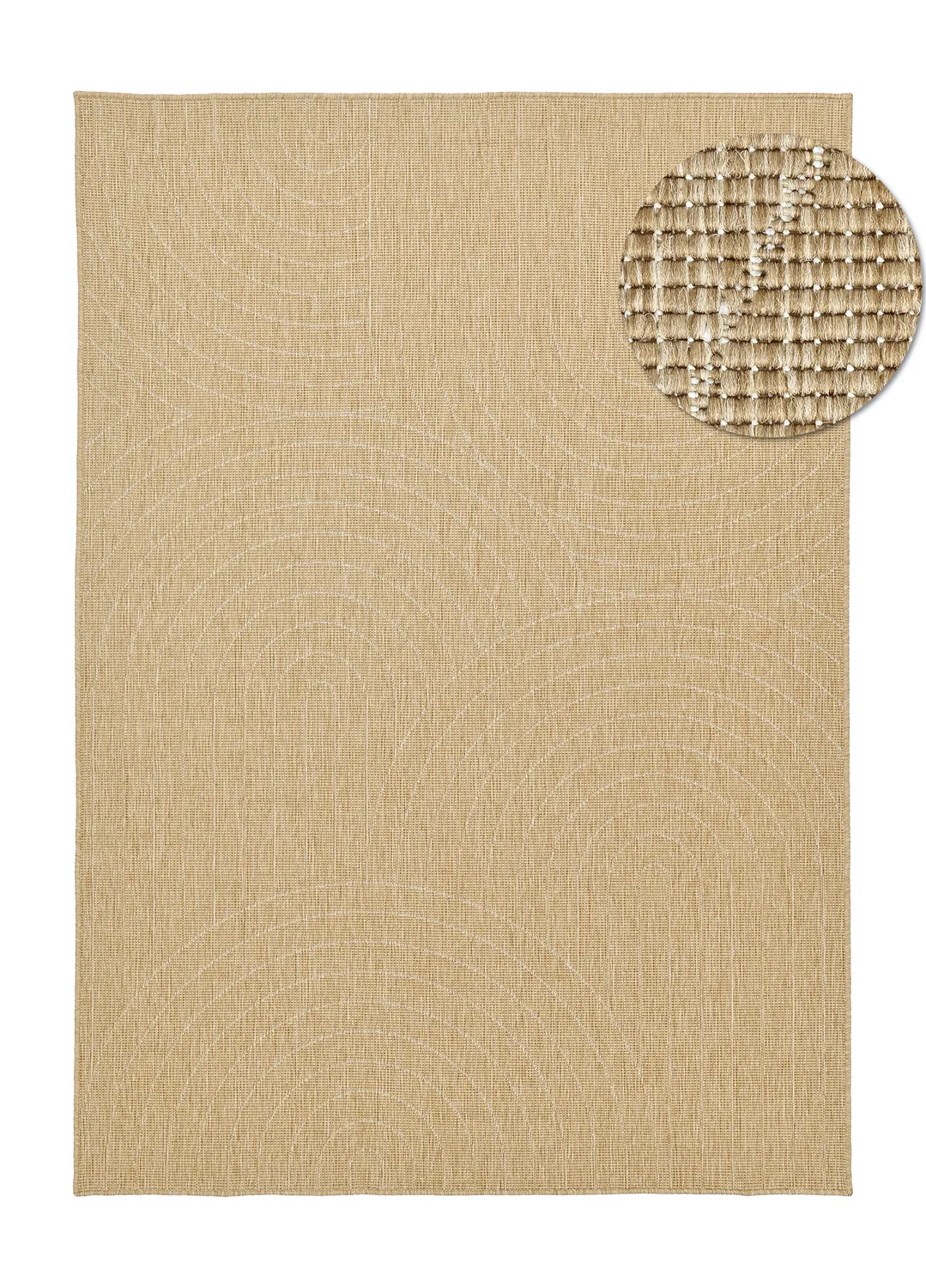 Tæpper til indendørs/udendørs brug - utomhusmatta - Hayden (natur)