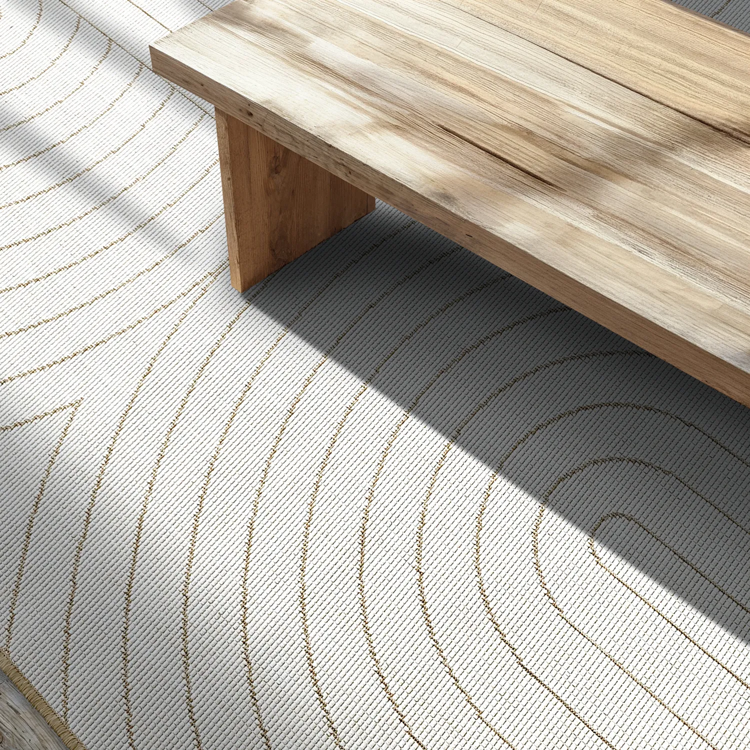Tæpper til indendørs/udendørs brug - utomhusmatta - Hayden (natur)