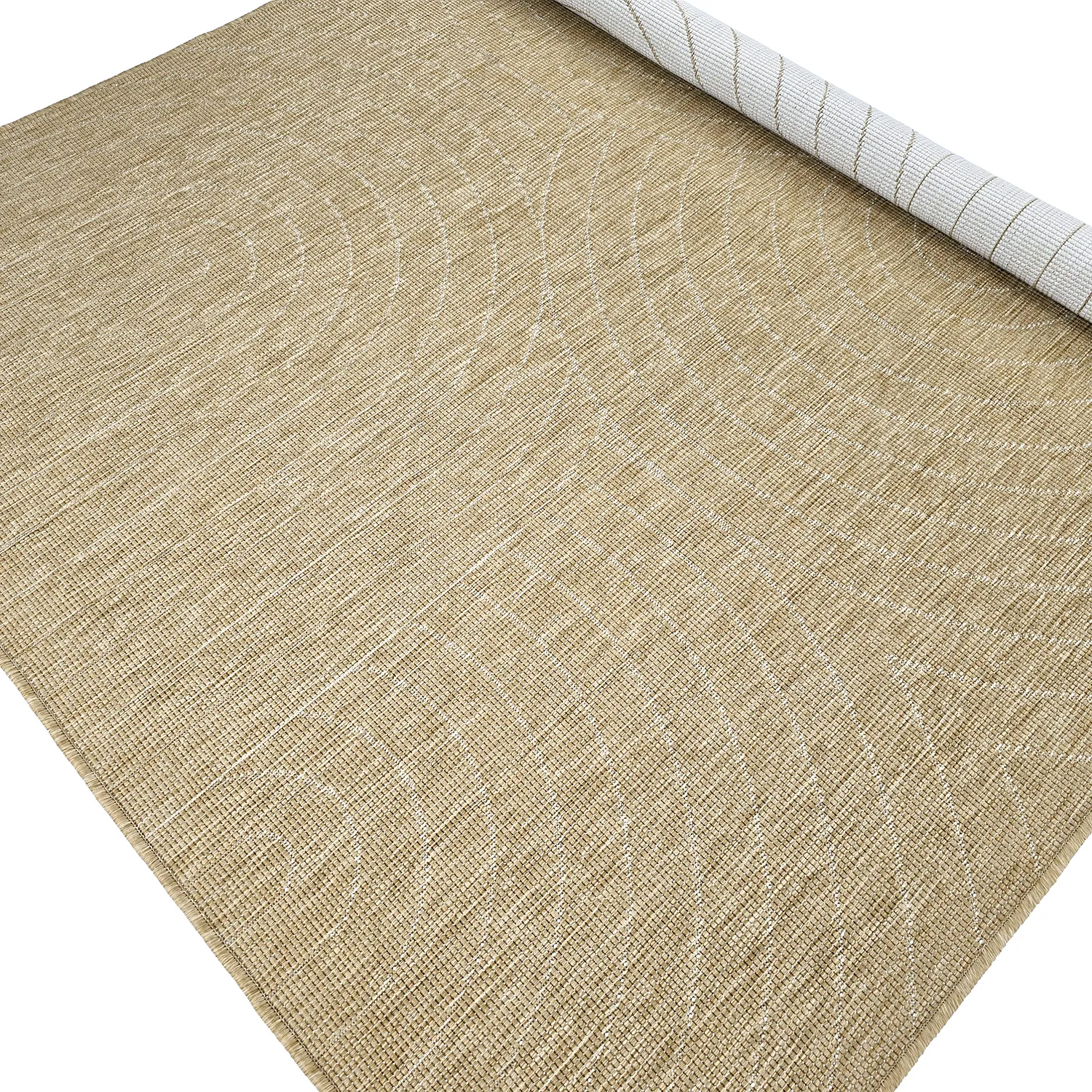 Tæpper til indendørs/udendørs brug - utomhusmatta - Hayden (natur)