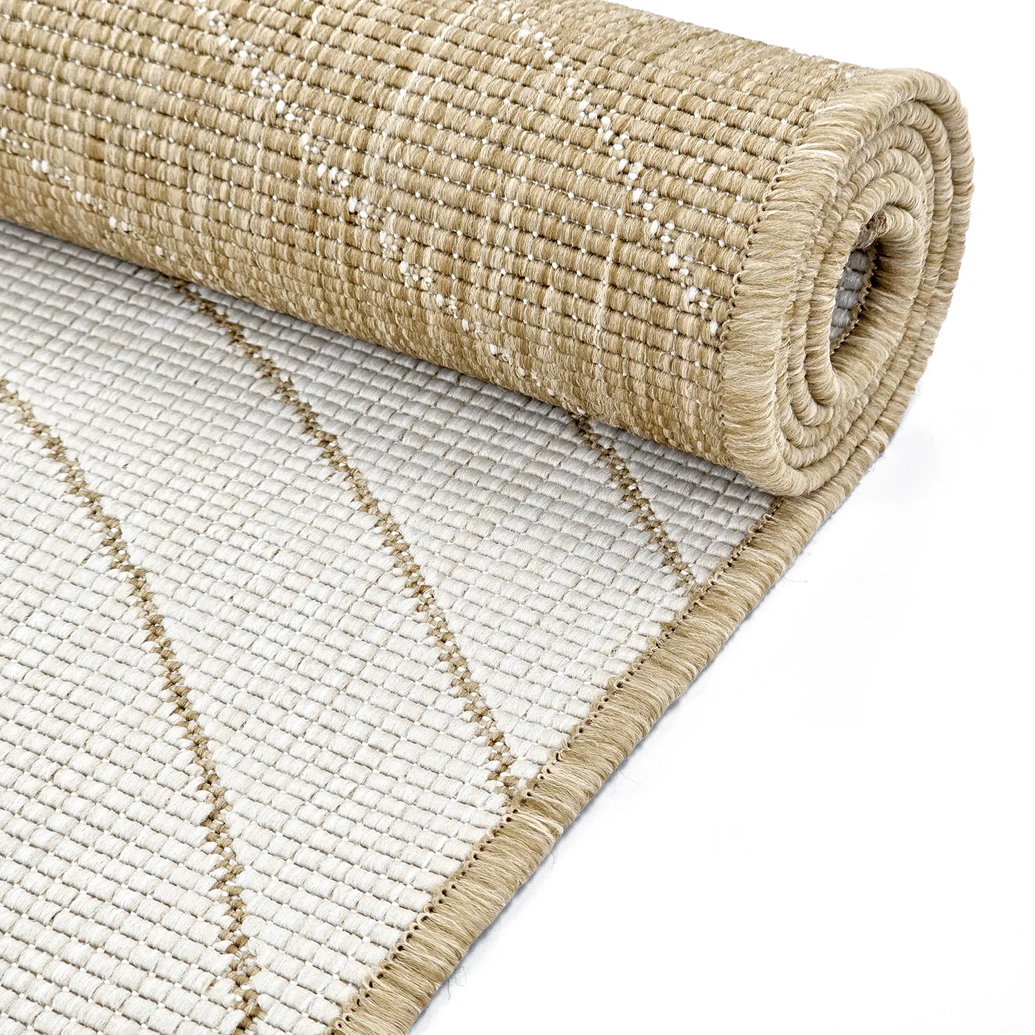 Tæpper til indendørs/udendørs brug - utomhusmatta - Hayden (natur)