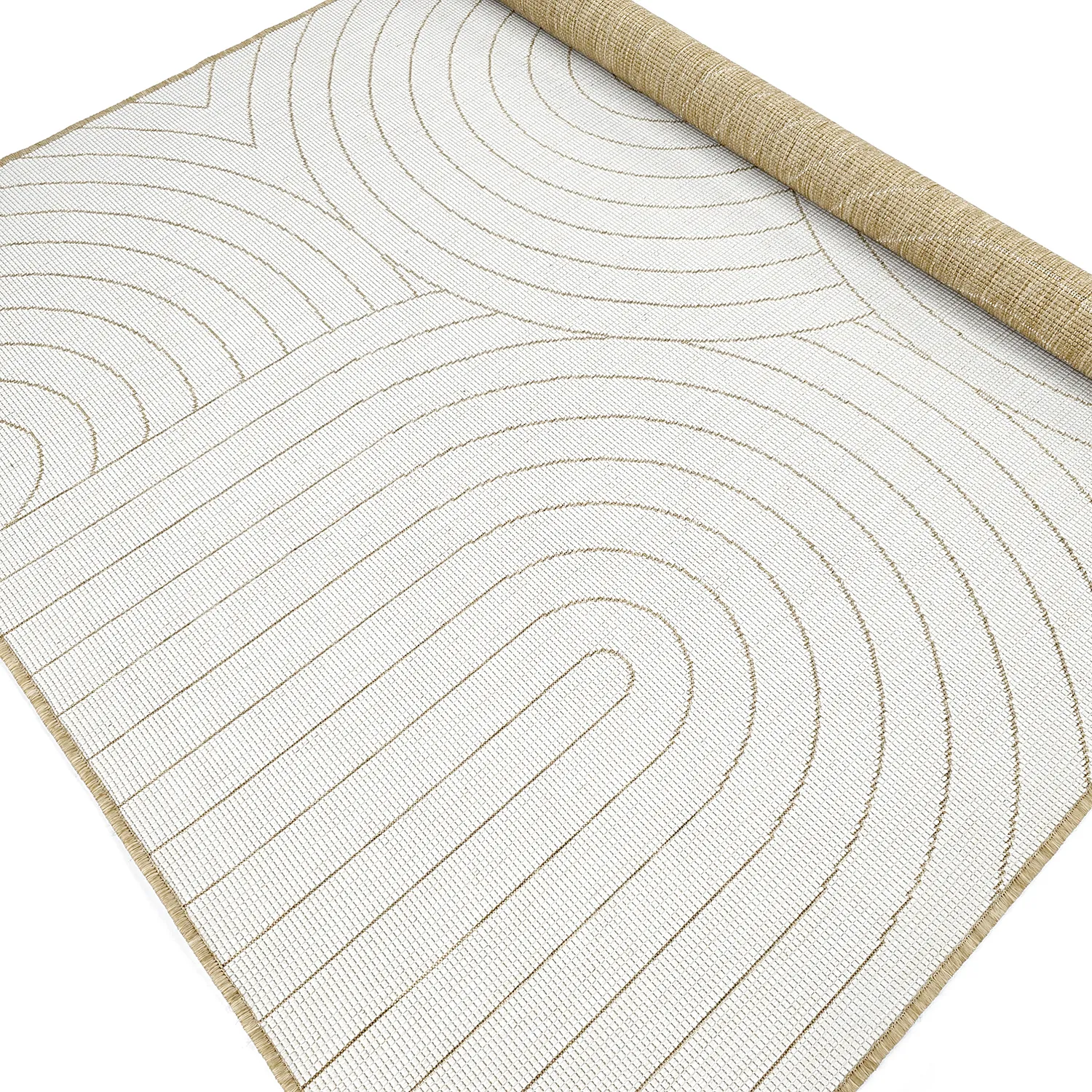 Tæpper til indendørs/udendørs brug - utomhusmatta - Hayden (natur)