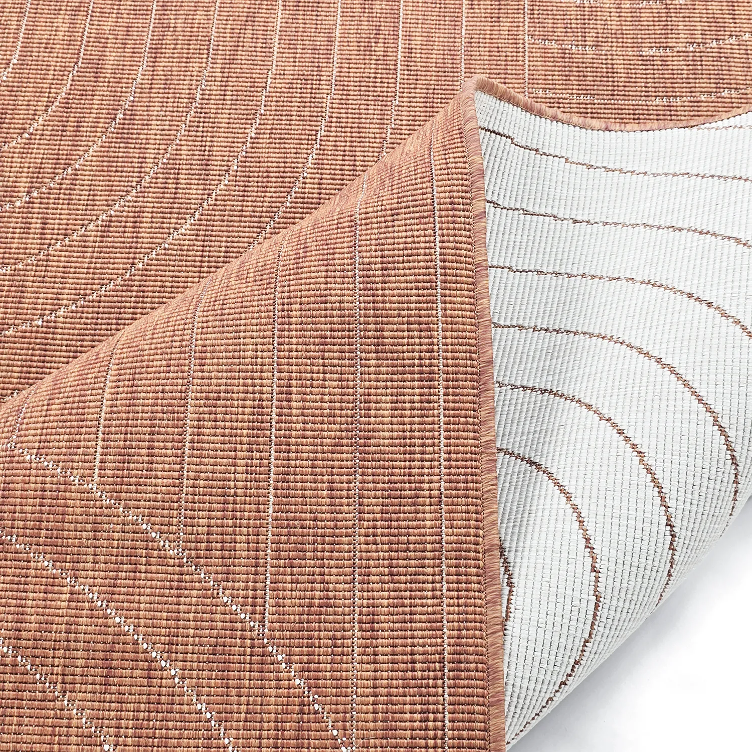 Tæpper til indendørs/udendørs brug - utomhusmatta - Hayden (rød)