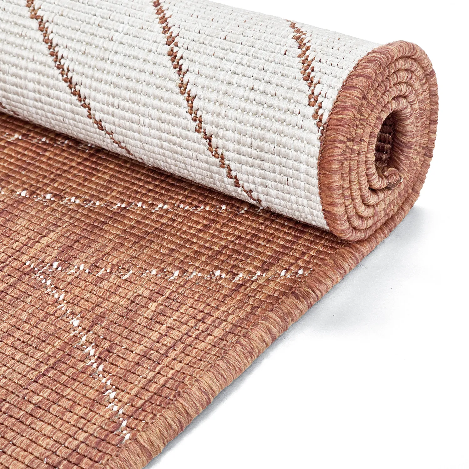 Tæpper til indendørs/udendørs brug - utomhusmatta - Hayden (rød)