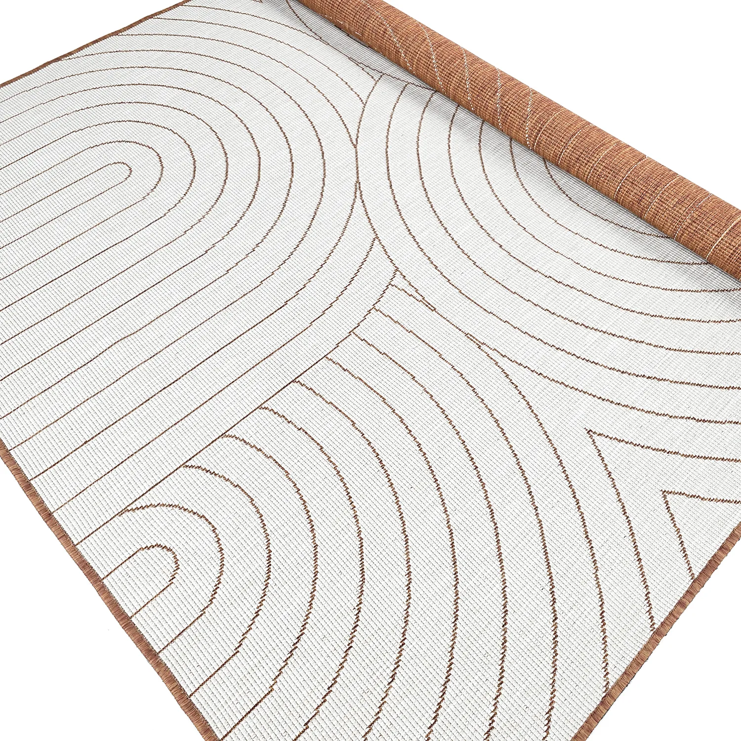 Tæpper til indendørs/udendørs brug - utomhusmatta - Hayden (rød)