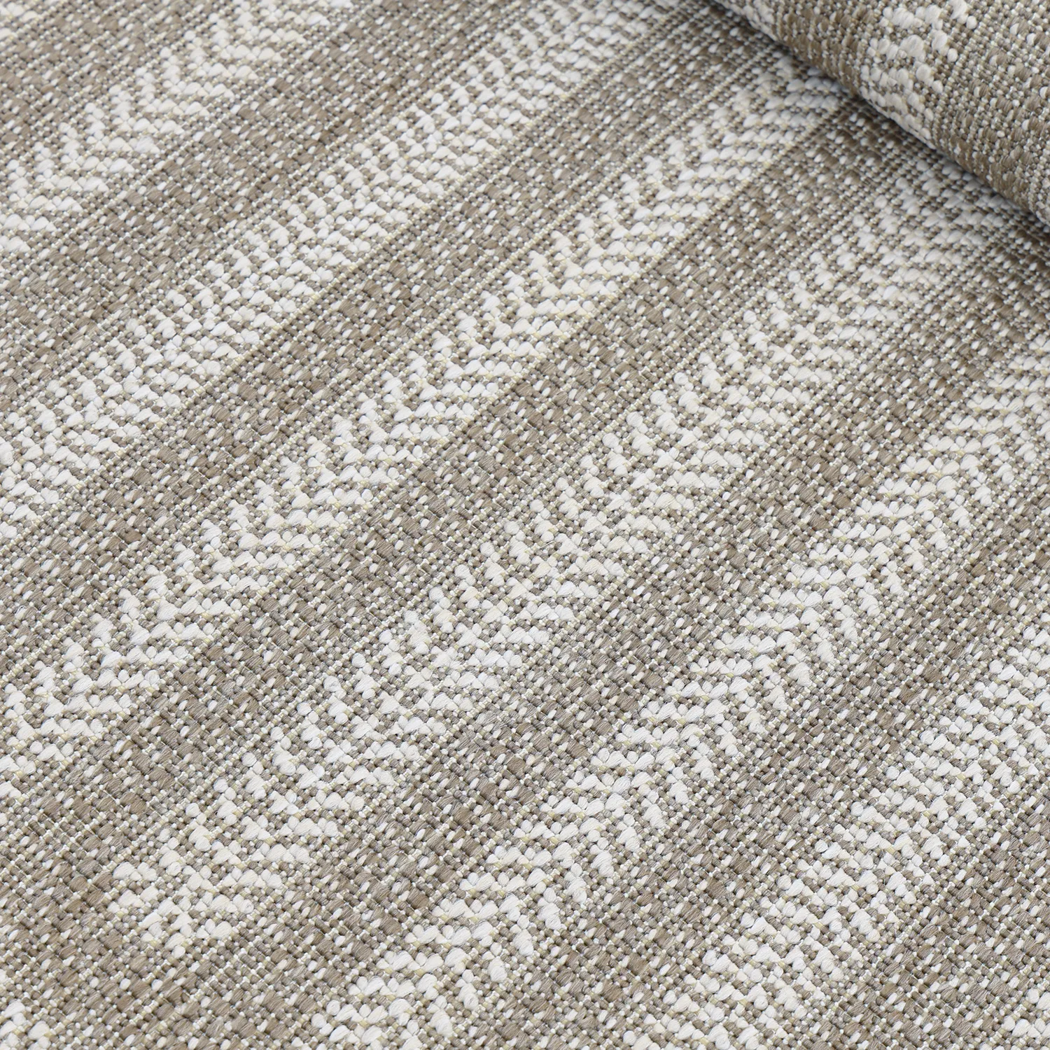 Ovalt tæppe - Indoor/outdoor Leander (beige)