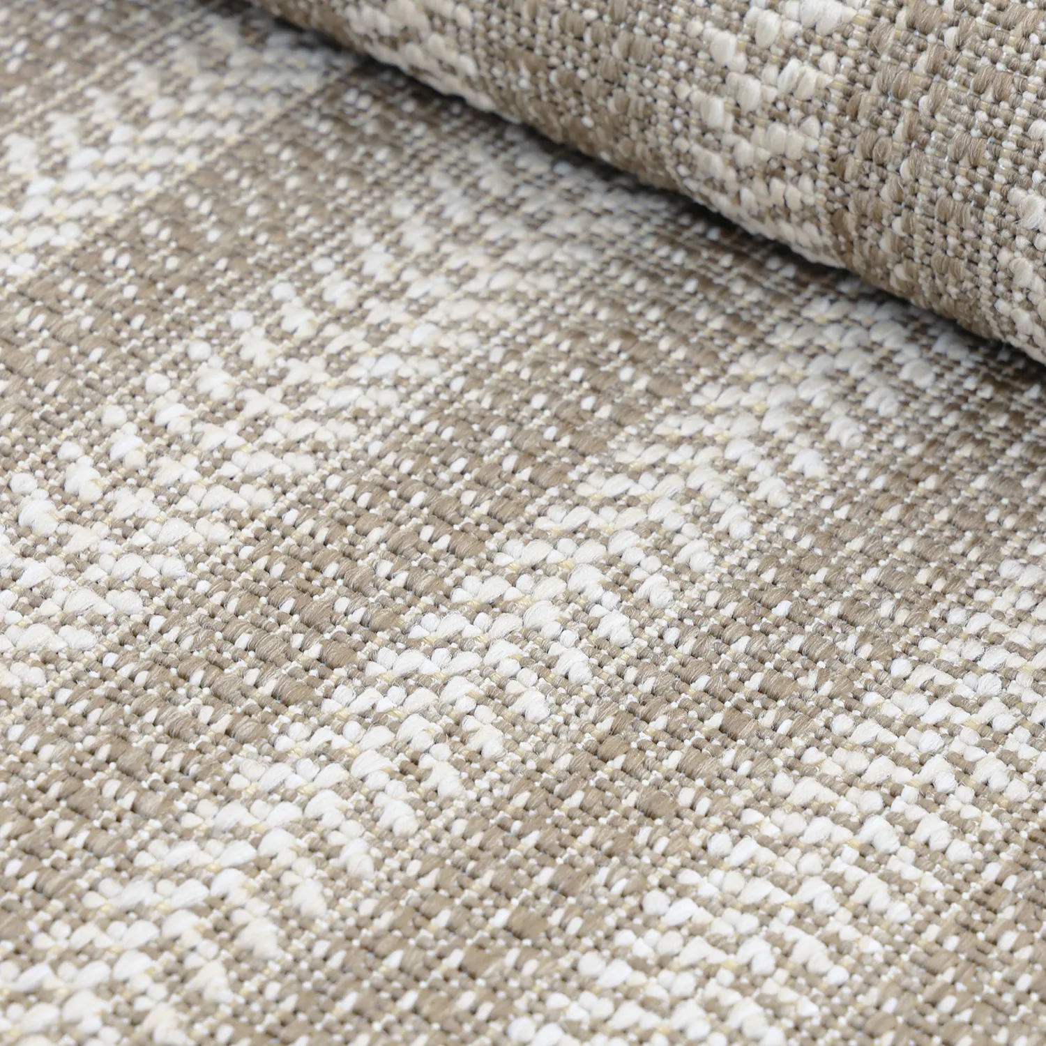 Ovalt tæppe - Indoor/outdoor Leander (beige)