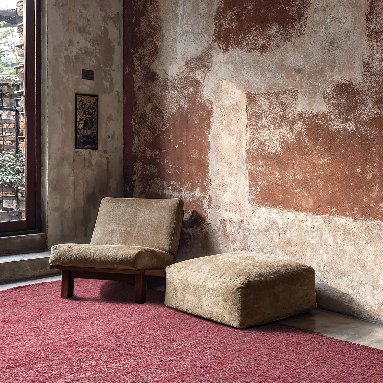 Tæpper til indendørs/udendørs brug - Milford Recycled PET (lyserød)