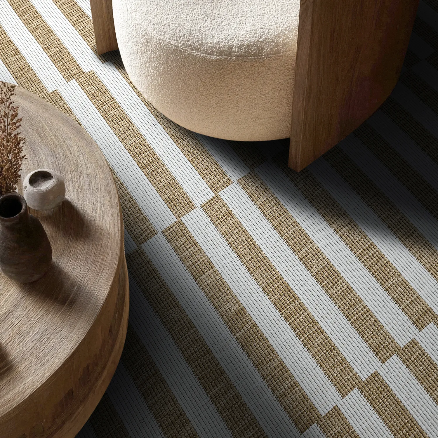 Tæpper til indendørs/udendørs brug - utomhusmatta - Otto (natur)