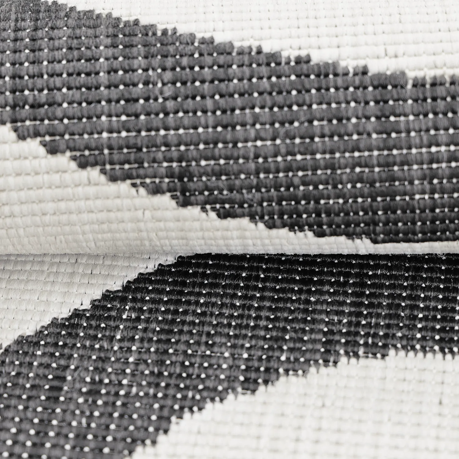 Tæpper til indendørs/udendørs brug - utomhusmatta - Remina (sort/hvid)