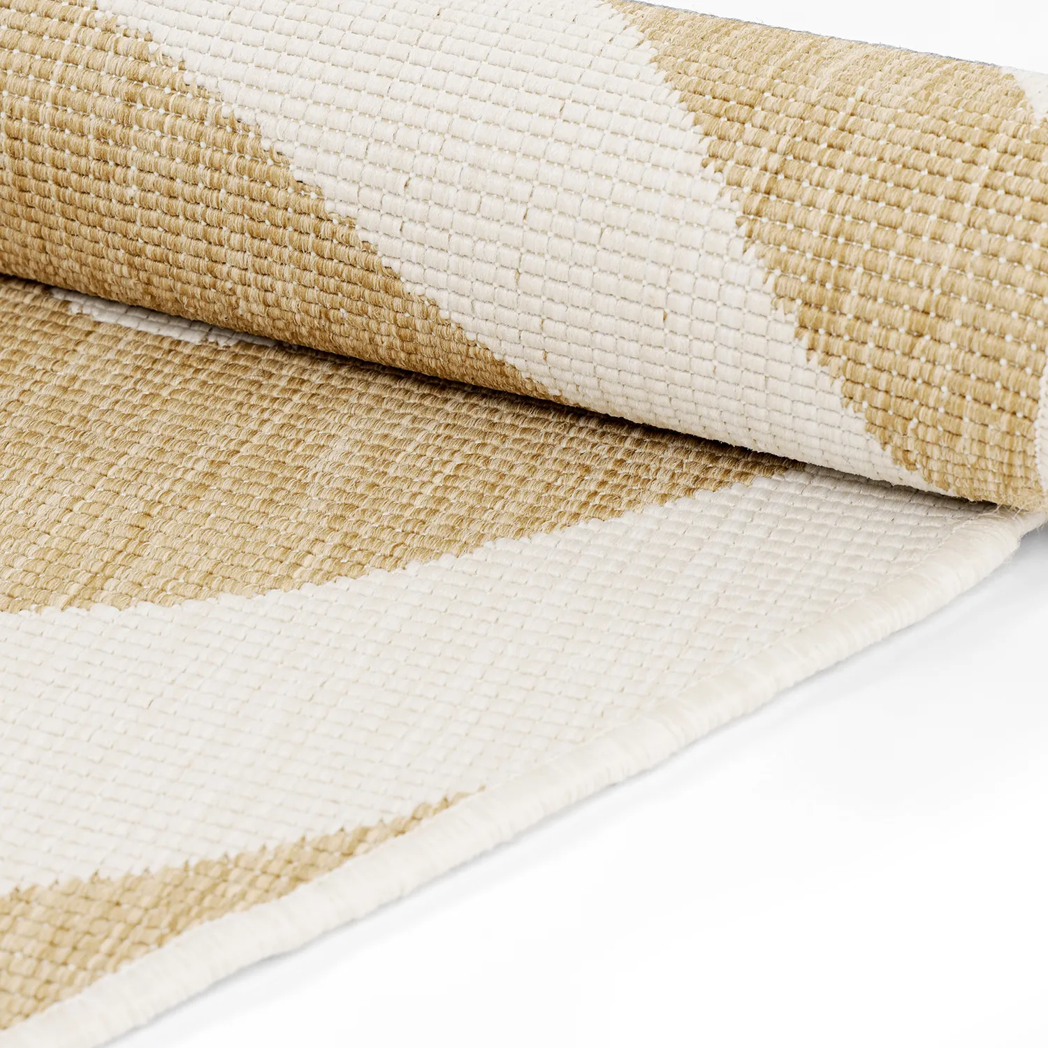 Tæpper til indendørs/udendørs brug - utomhusmatta - Remina (natur/hvid)