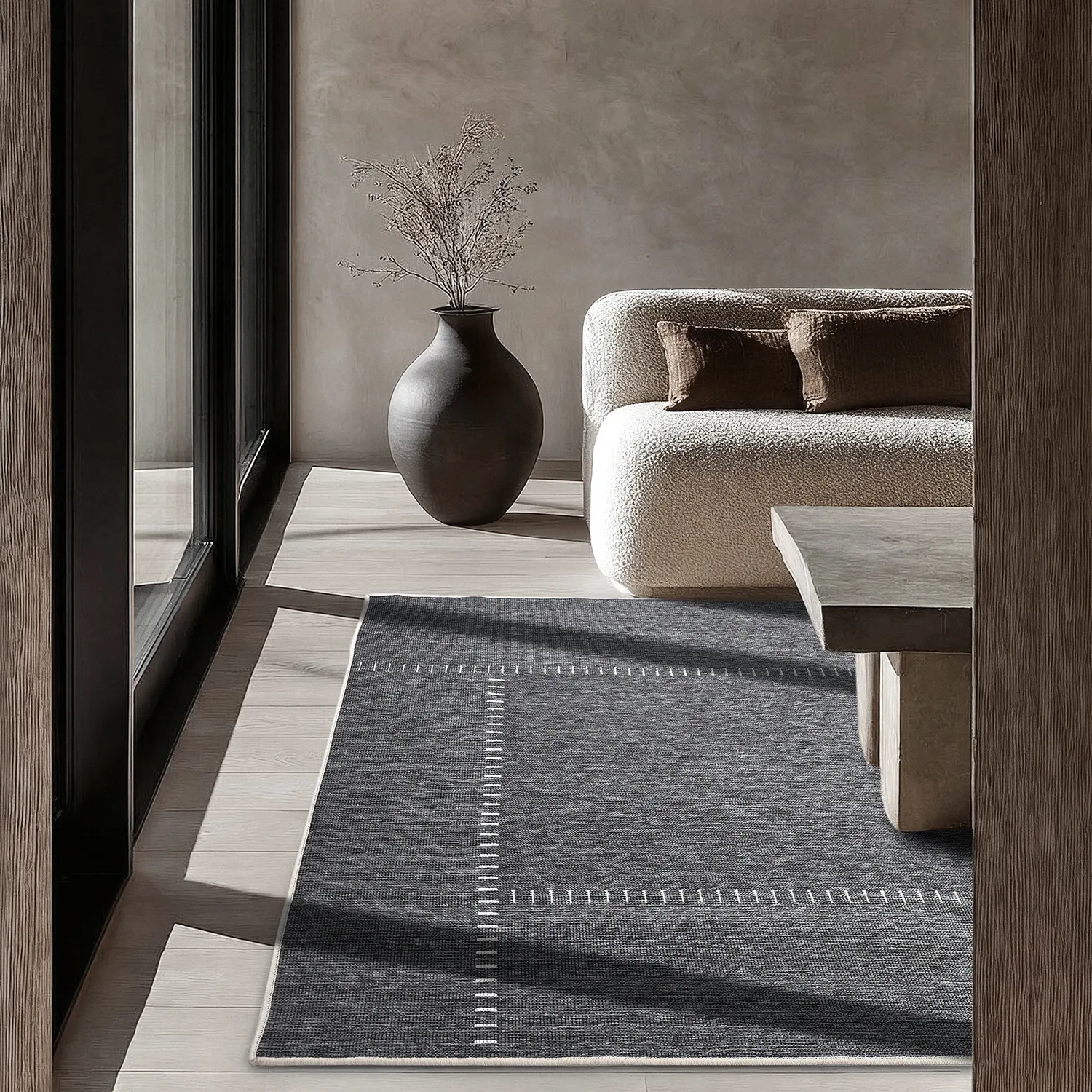 Tæpper til indendørs/udendørs brug - utomhusmatta - Rhea (hvid)