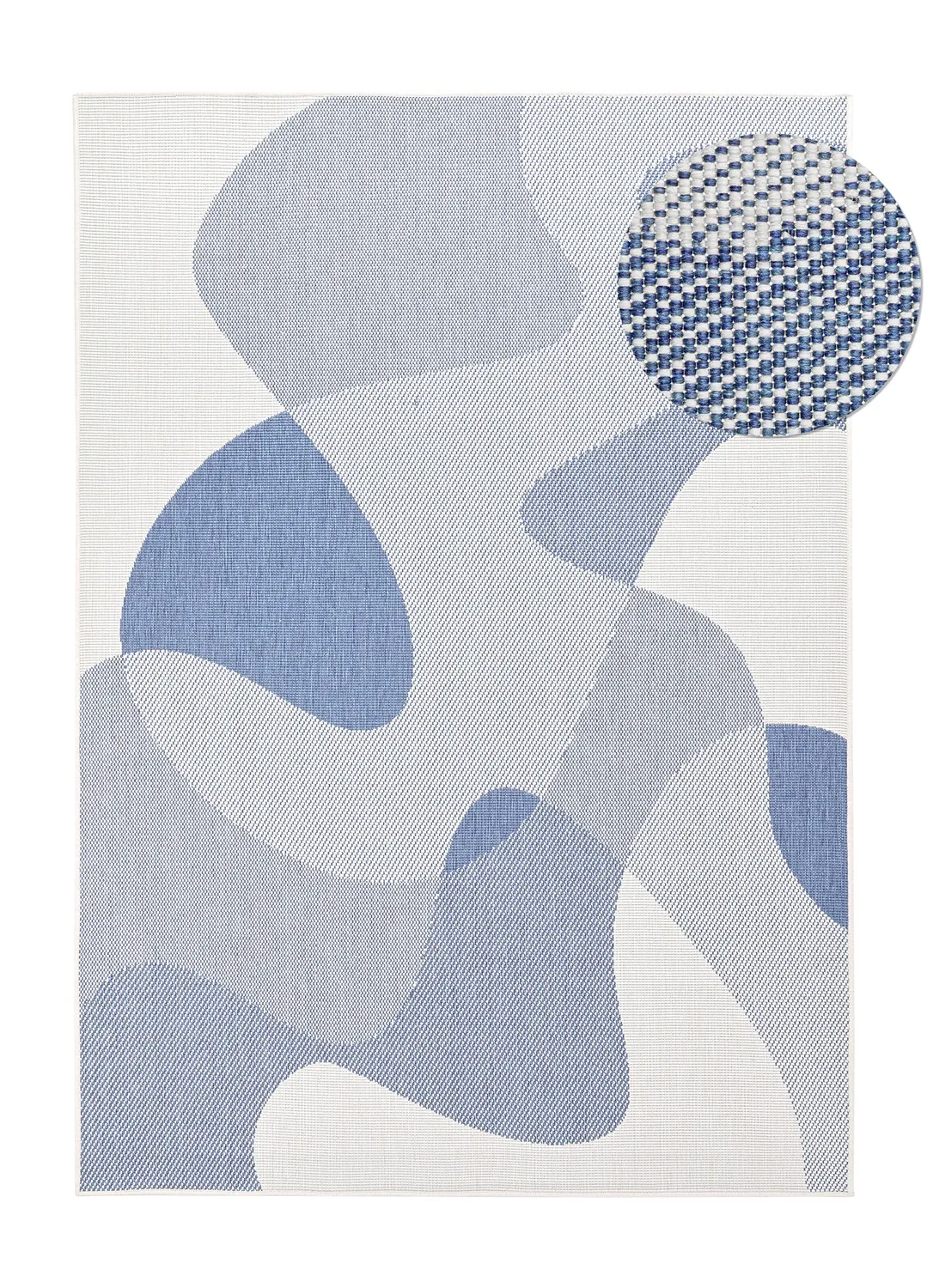 Tæpper til indendørs/udendørs brug - utomhusmatta - Somerville (blå)