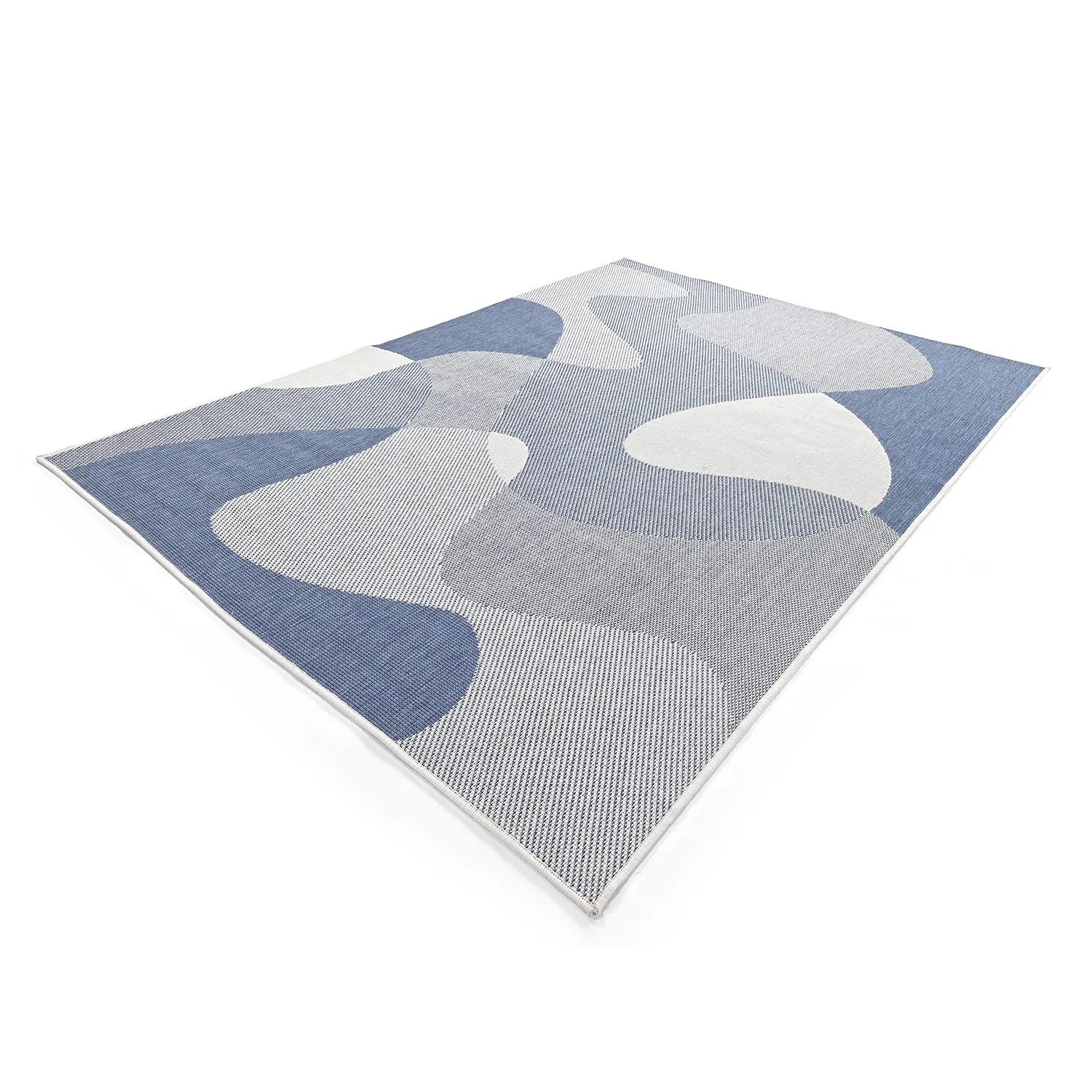 Tæpper til indendørs/udendørs brug - utomhusmatta - Somerville (blå)