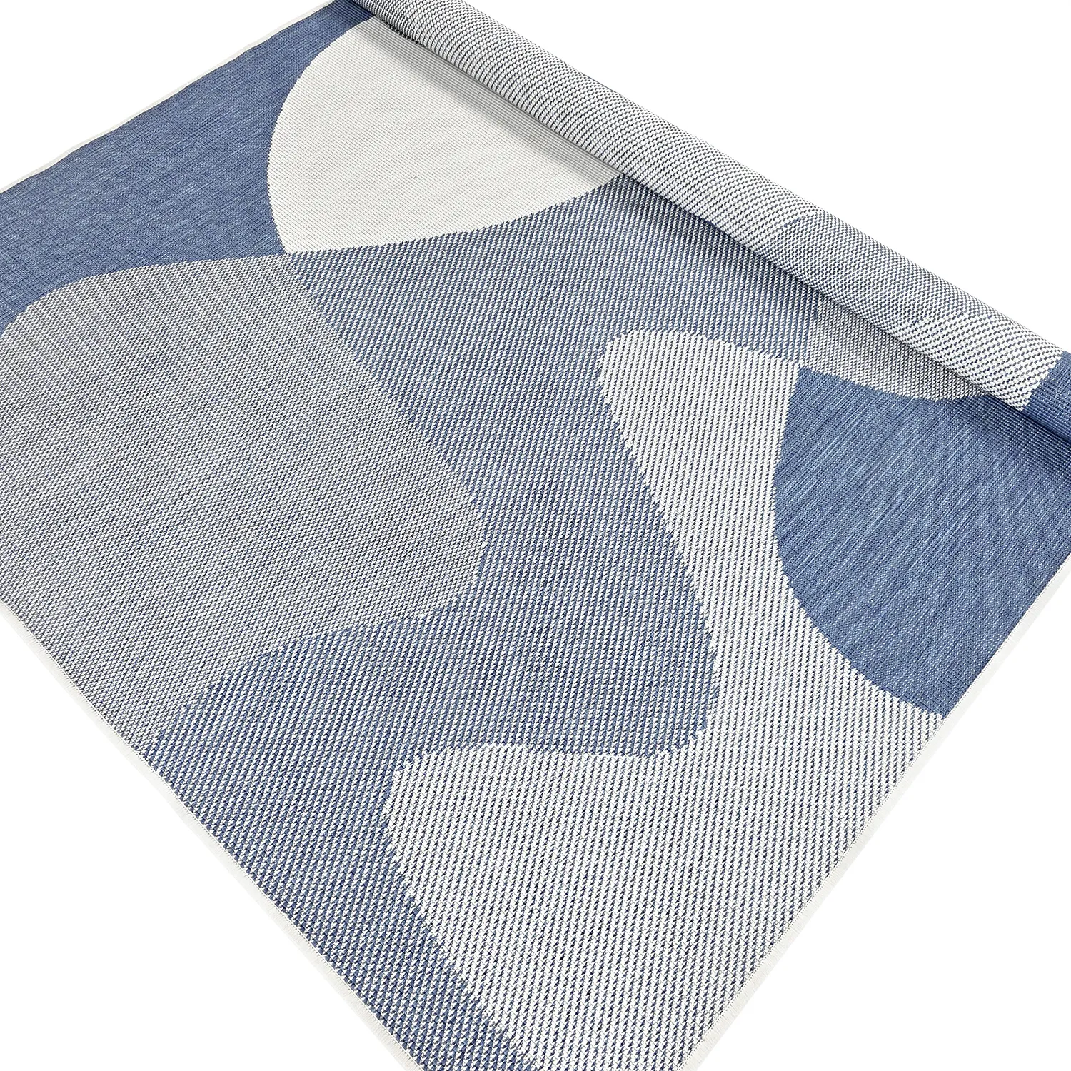 Tæpper til indendørs/udendørs brug - utomhusmatta - Somerville (blå)