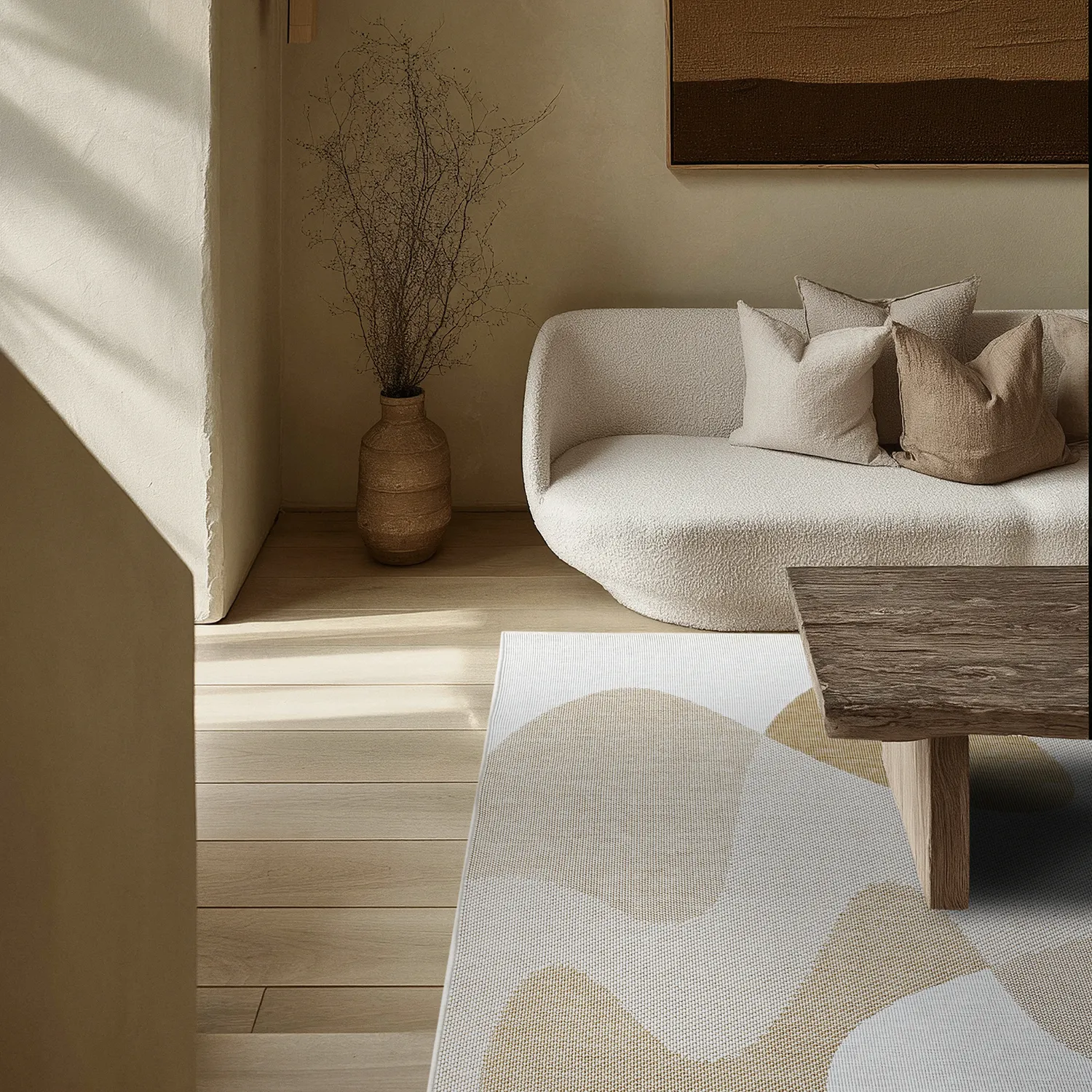 Tæpper til indendørs/udendørs brug - utomhusmatta - Somerville (gul)