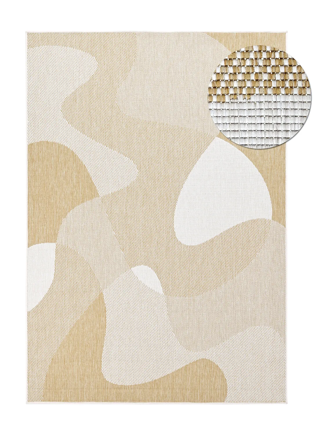 Tæpper til indendørs/udendørs brug - utomhusmatta - Somerville (gul)