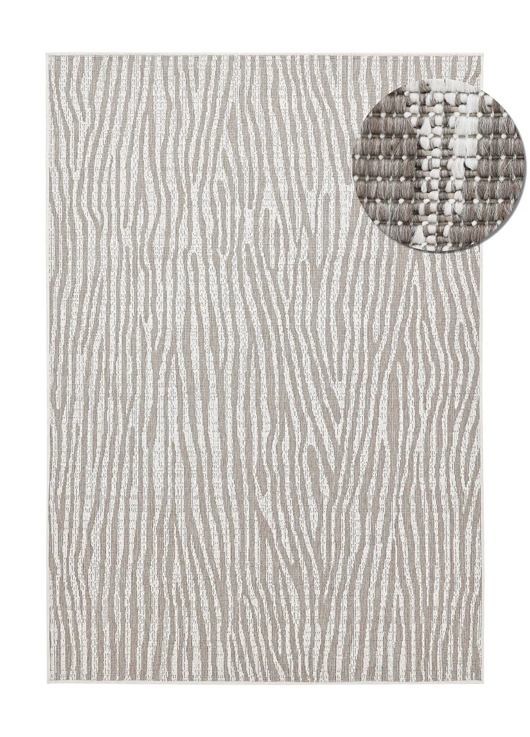 Tæpper til indendørs/udendørs brug - utomhusmatta - Vaura (beige)