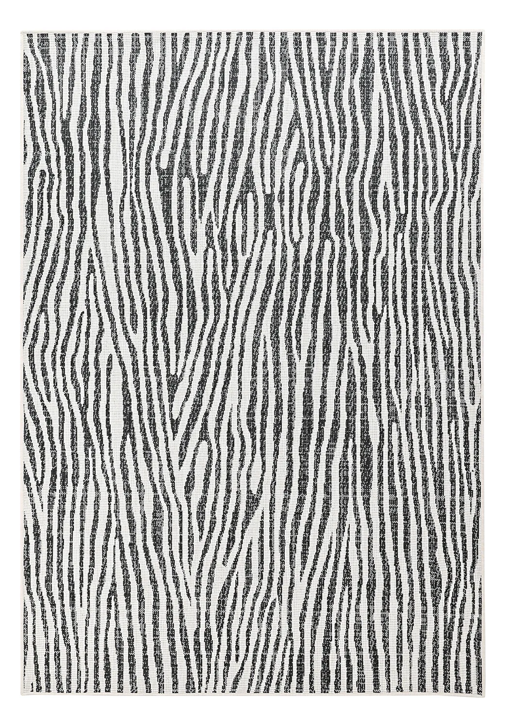 Tæpper til indendørs/udendørs brug - utomhusmatta - Vaura (sort/hvid)