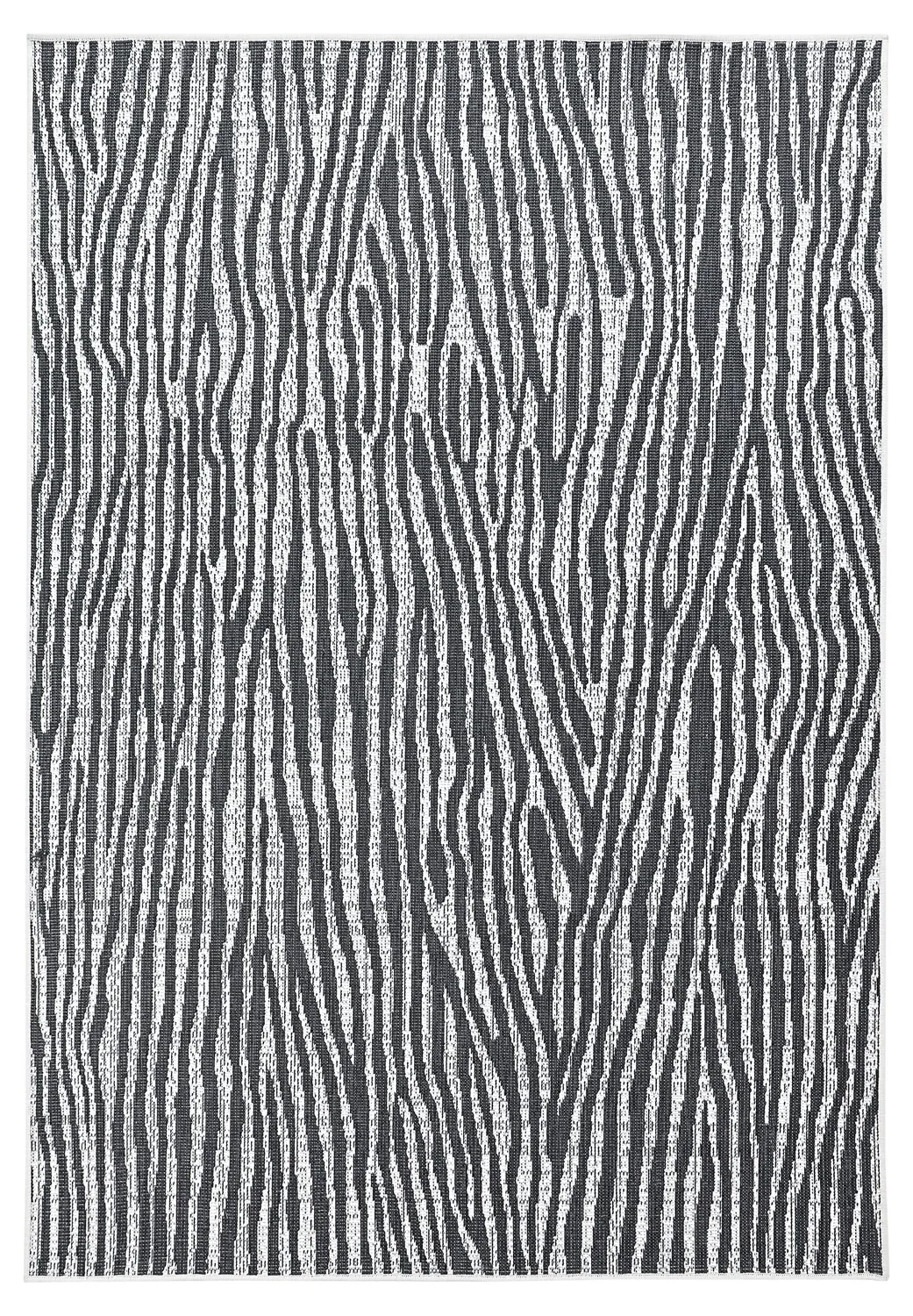 Tæpper til indendørs/udendørs brug - utomhusmatta - Vaura (sort/hvid)