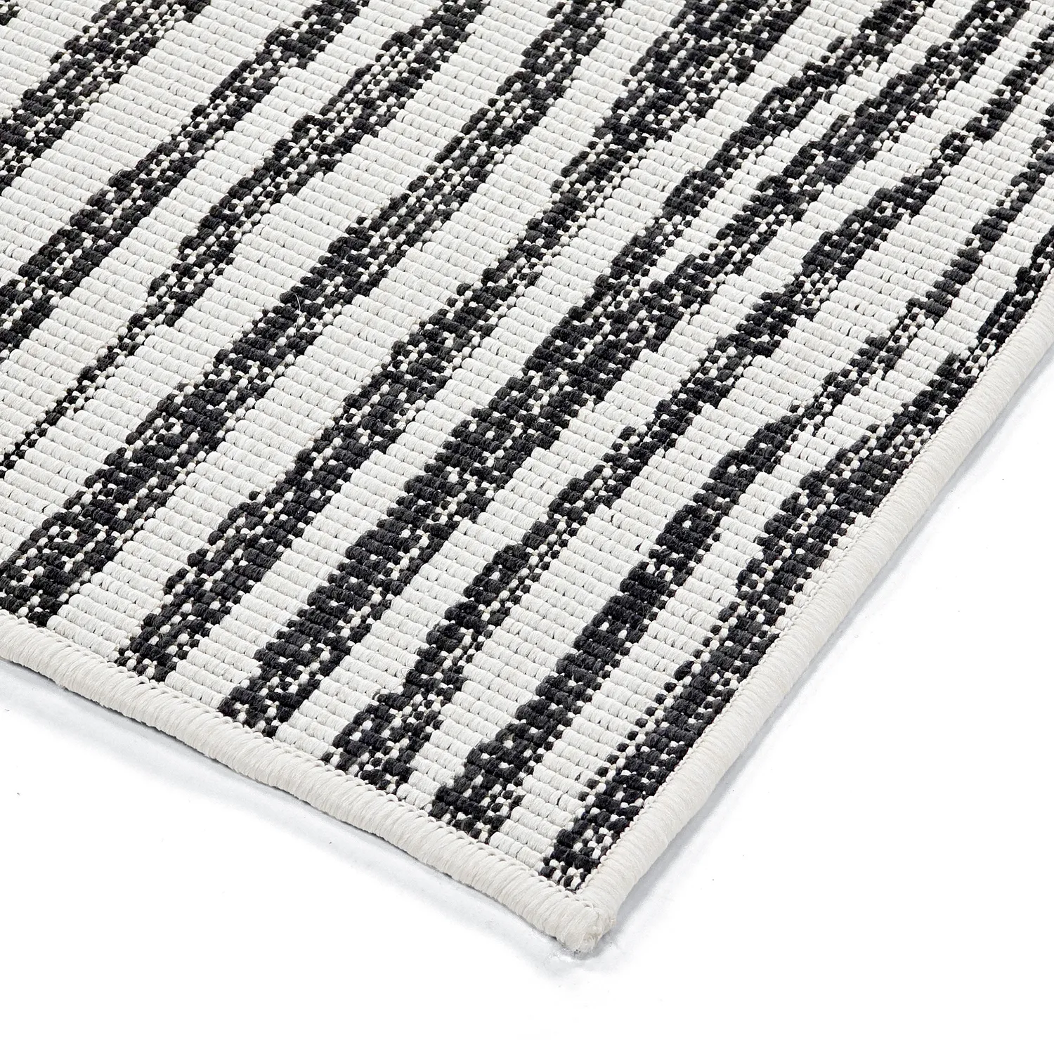 Tæpper til indendørs/udendørs brug - utomhusmatta - Vaura (sort/hvid)