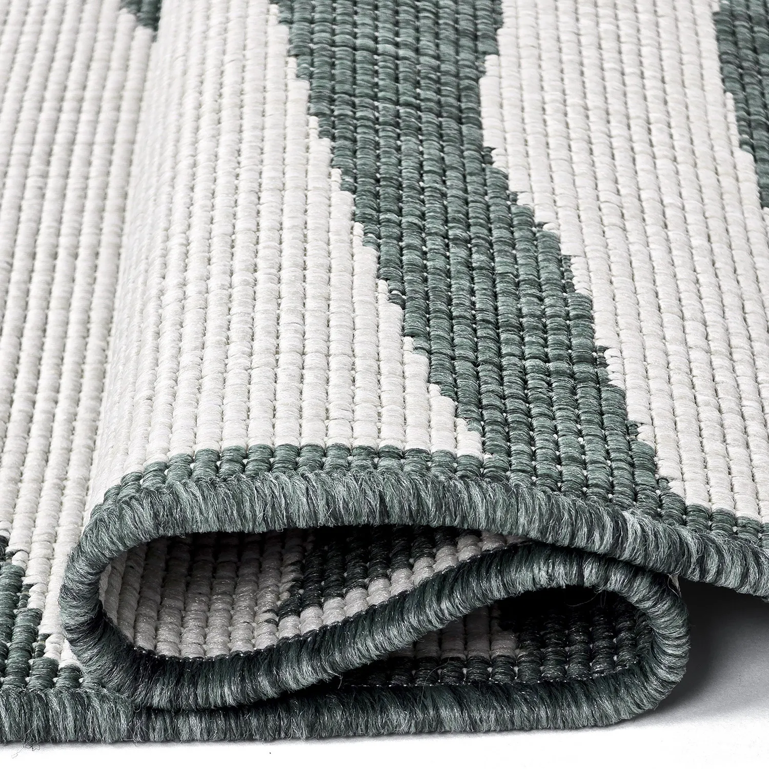 Tæpper til indendørs/udendørs brug - utomhusmatta - Winona (grøn)