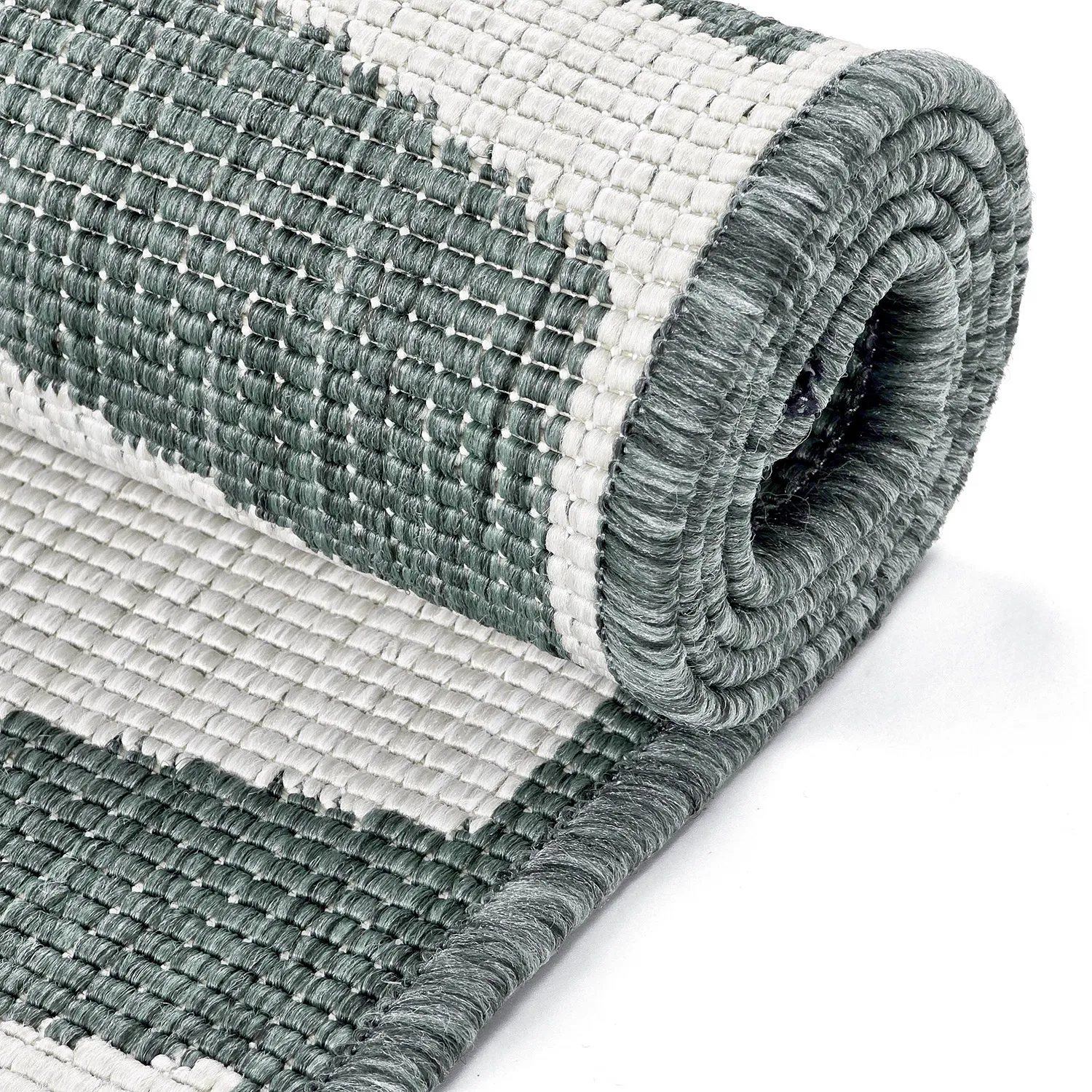 Tæpper til indendørs/udendørs brug - utomhusmatta - Winona (grøn)