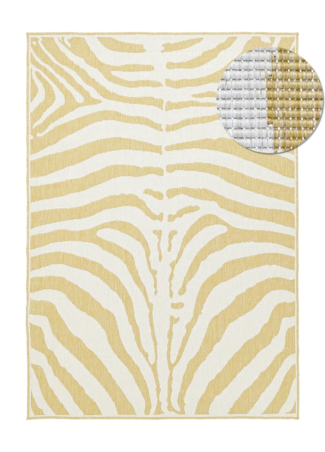 Tæpper til indendørs/udendørs brug - utomhusmatta - Winona (gul)