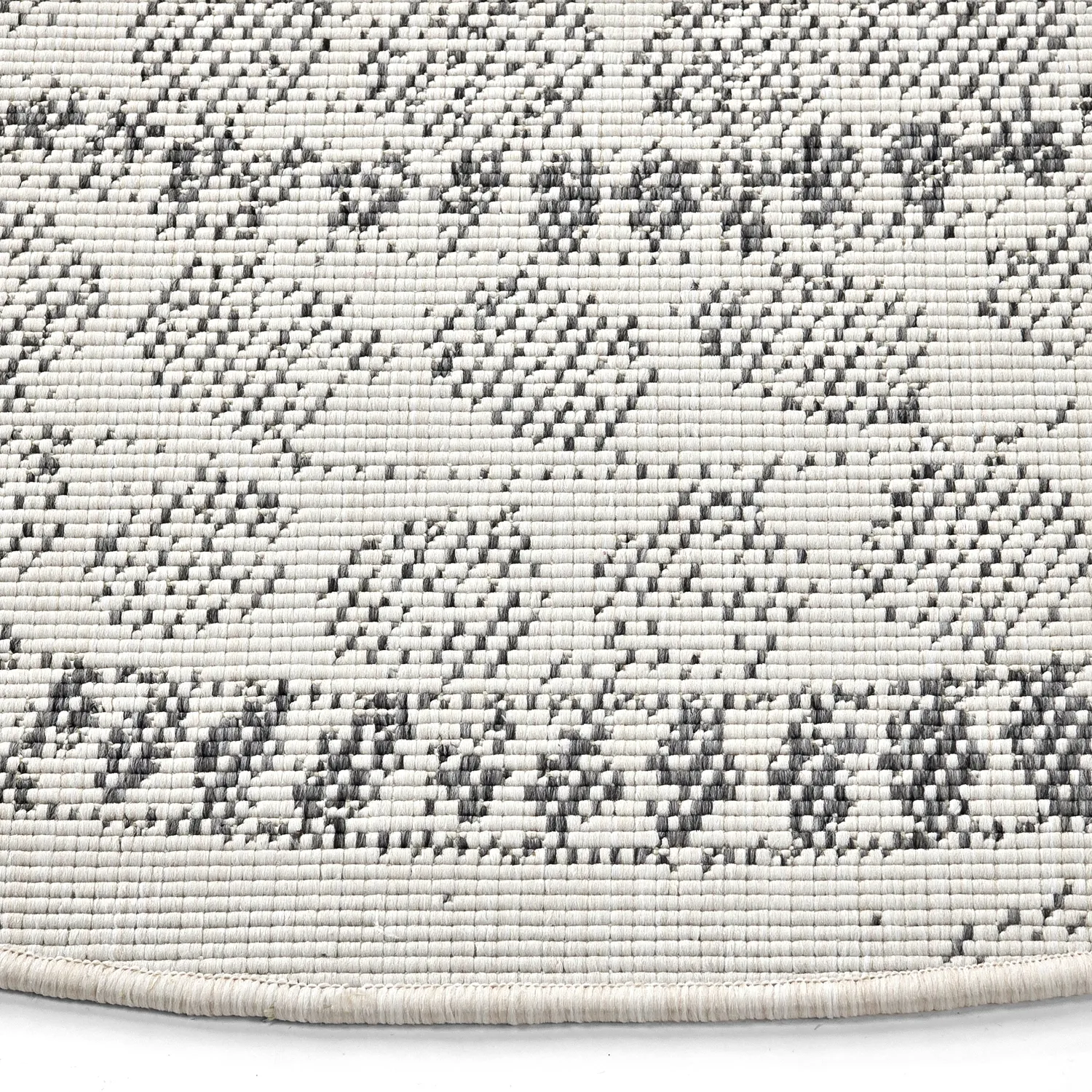 Runde tæpper - Indoor/Outdoor Malcolm (grå)