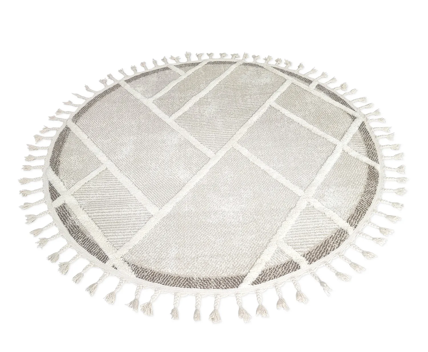 Runde tæpper - Boston (beige)