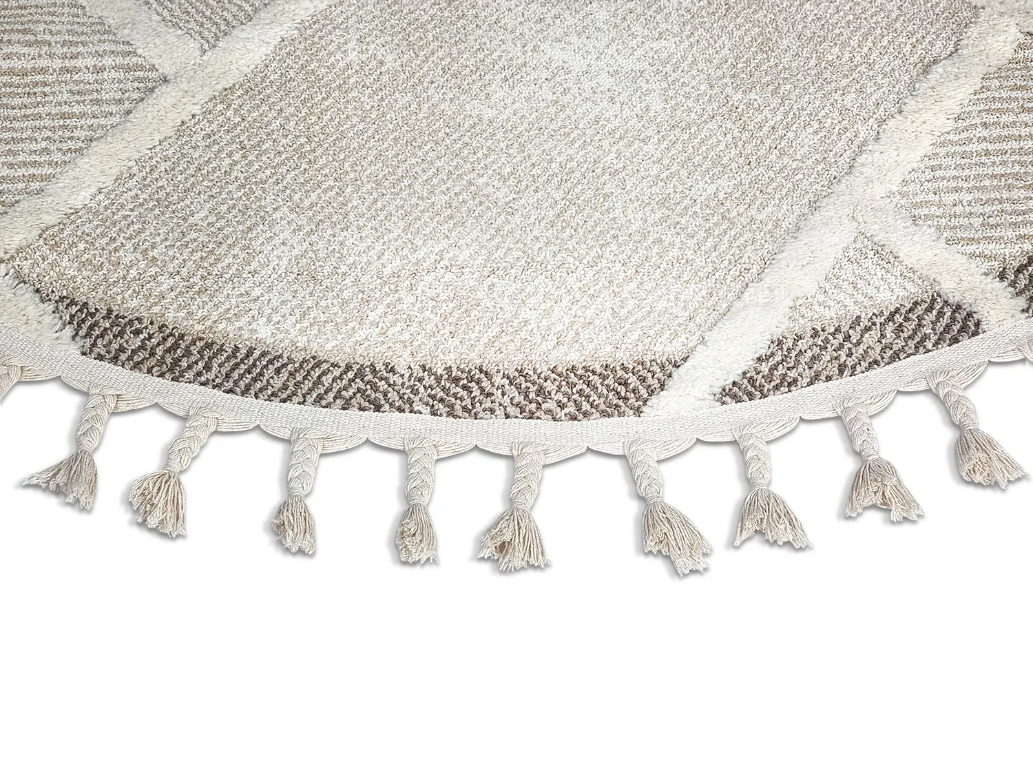 Runde tæpper - Boston (beige)