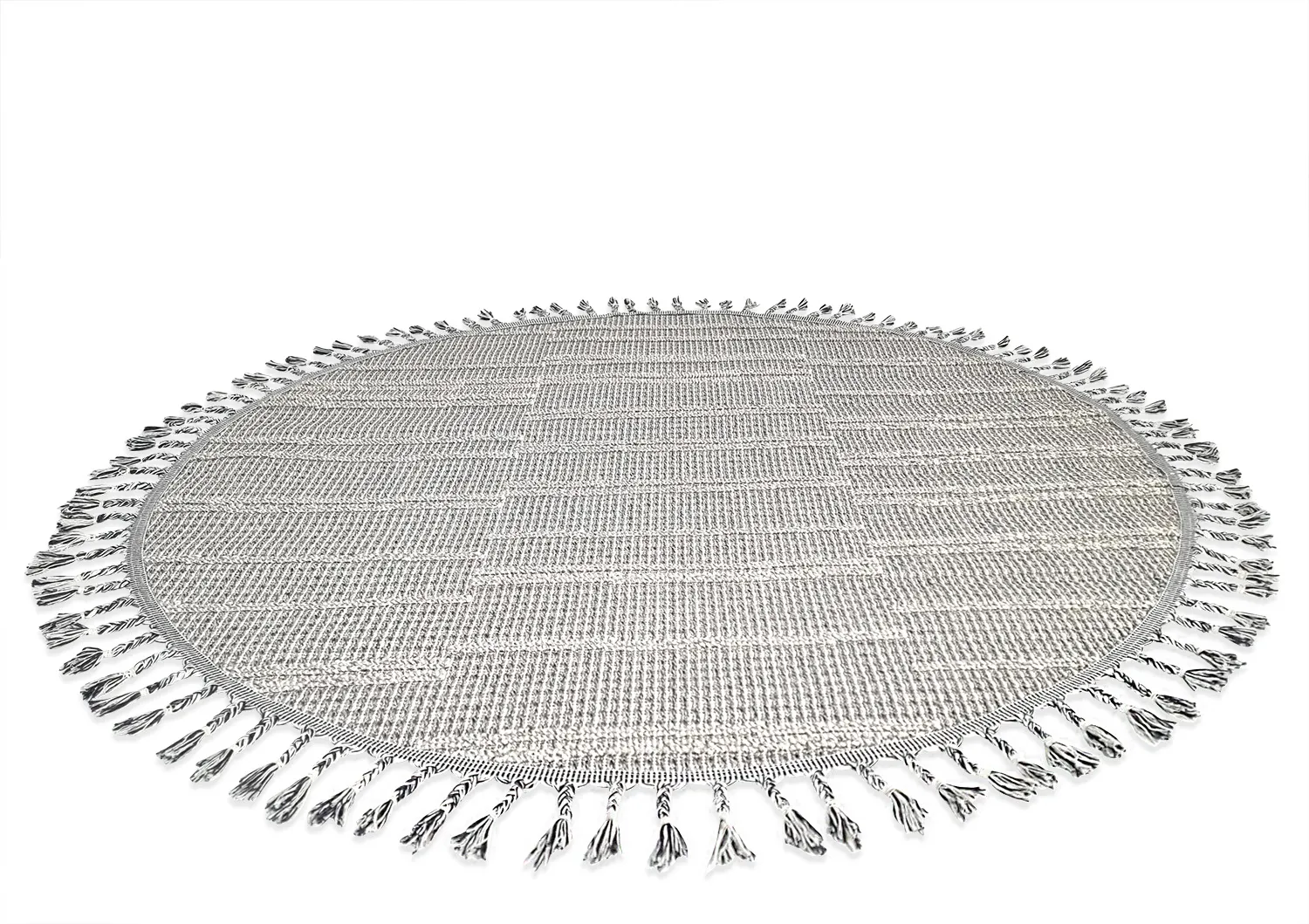 Runde tæpper - Indoor/Outdoor Paz (grå)