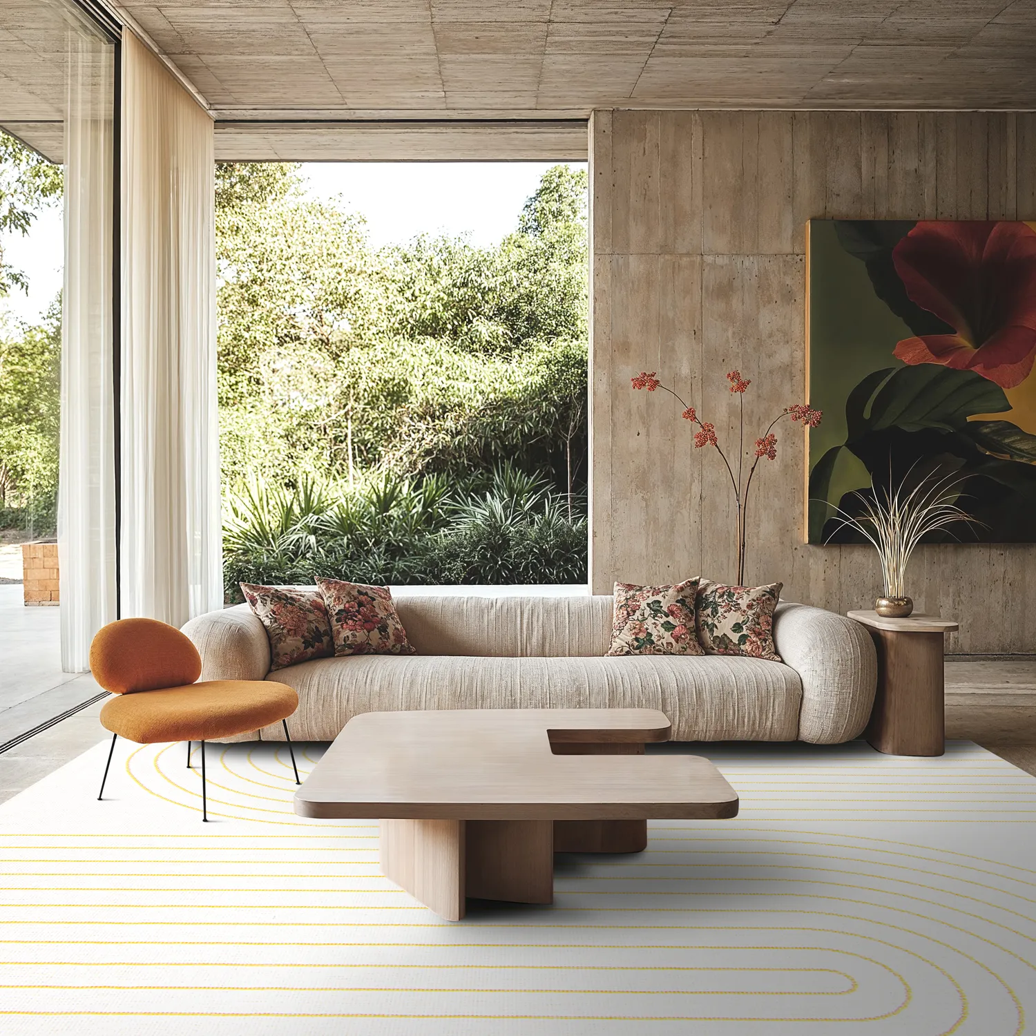 Tæpper til indendørs/udendørs brug - Gordo (gul)