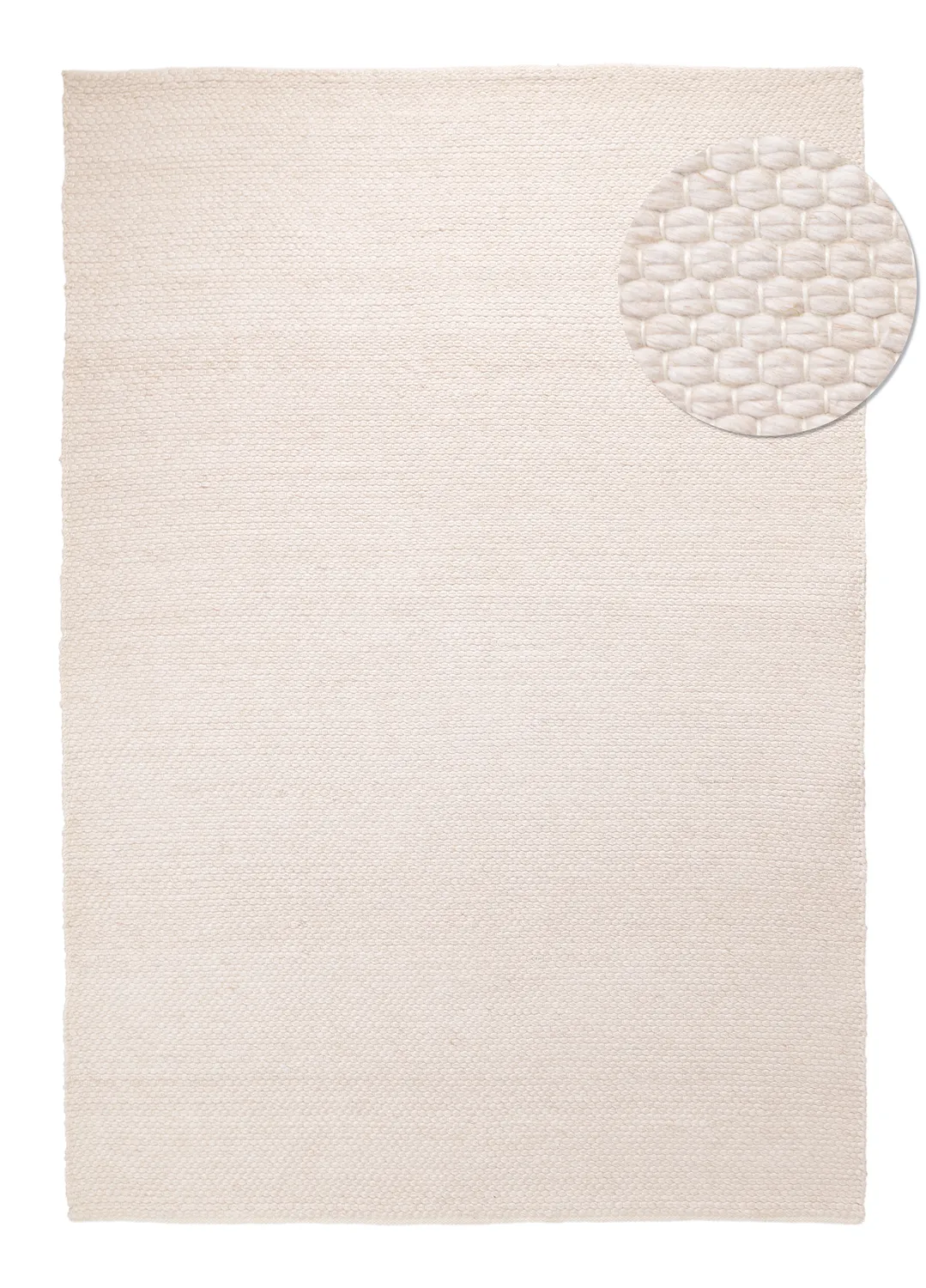 Tæpper til indendørs/udendørs brug - Arco Wool Look (fløde)
