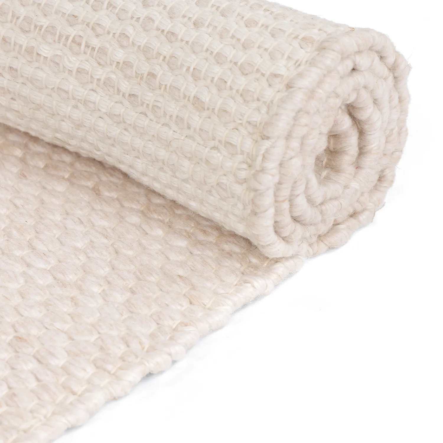 Tæpper til indendørs/udendørs brug - Arco Wool Look (fløde)