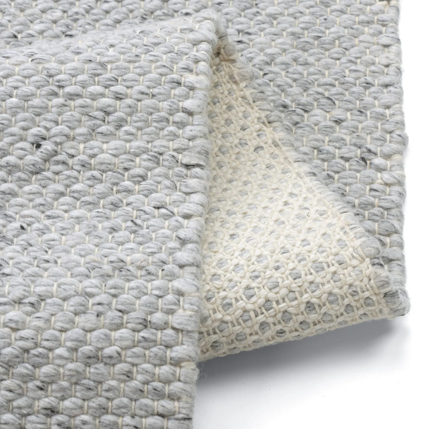 Tæpper til indendørs/udendørs brug - Arco Wool Look (grå/beige)