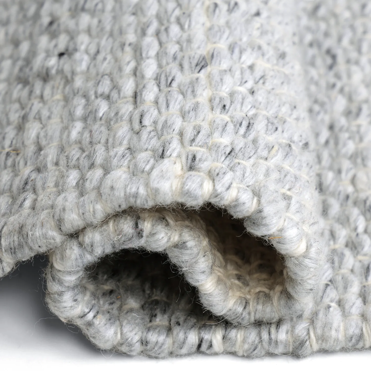 Tæpper til indendørs/udendørs brug - Arco Wool Look (grå/beige)