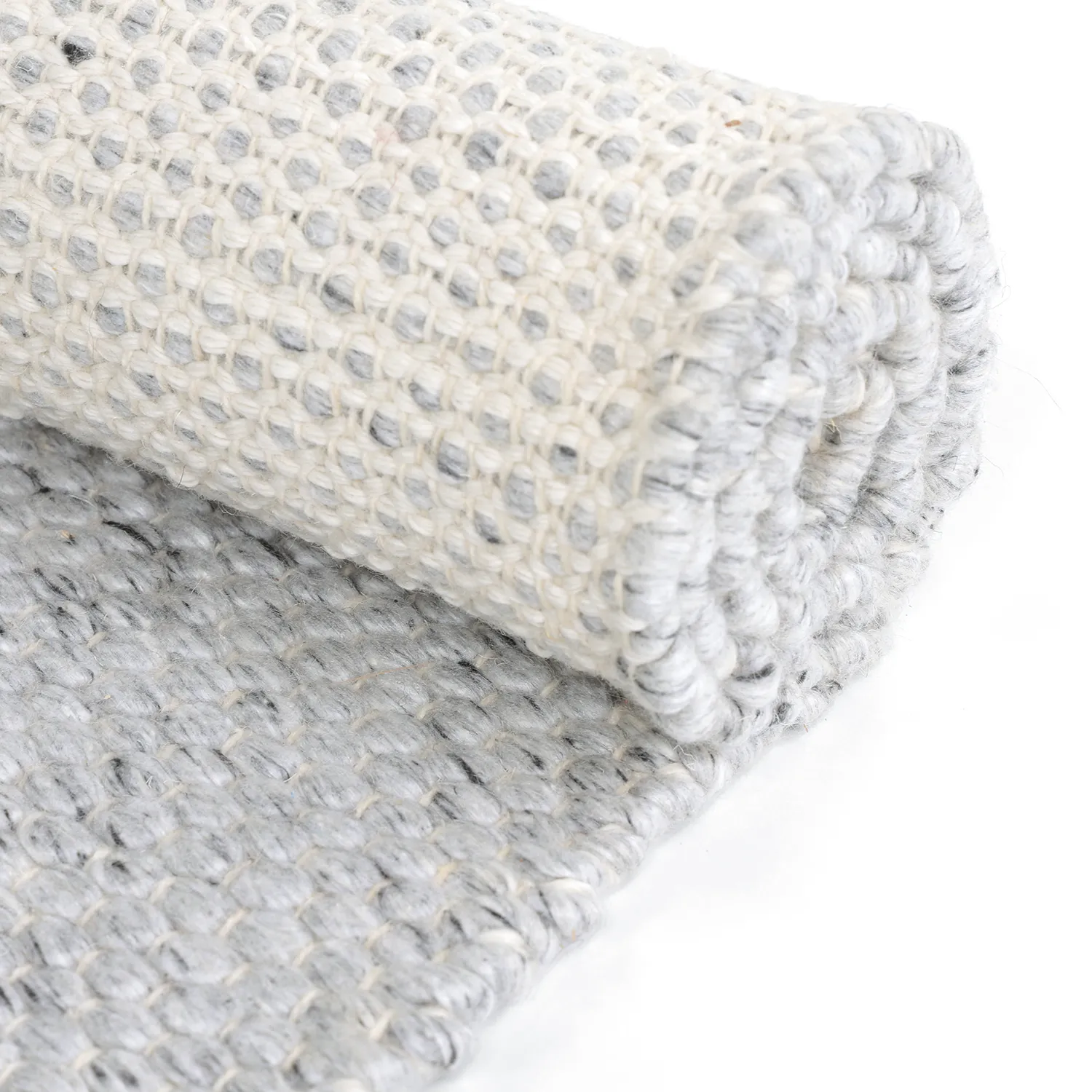 Tæpper til indendørs/udendørs brug - Arco Wool Look (grå/beige)