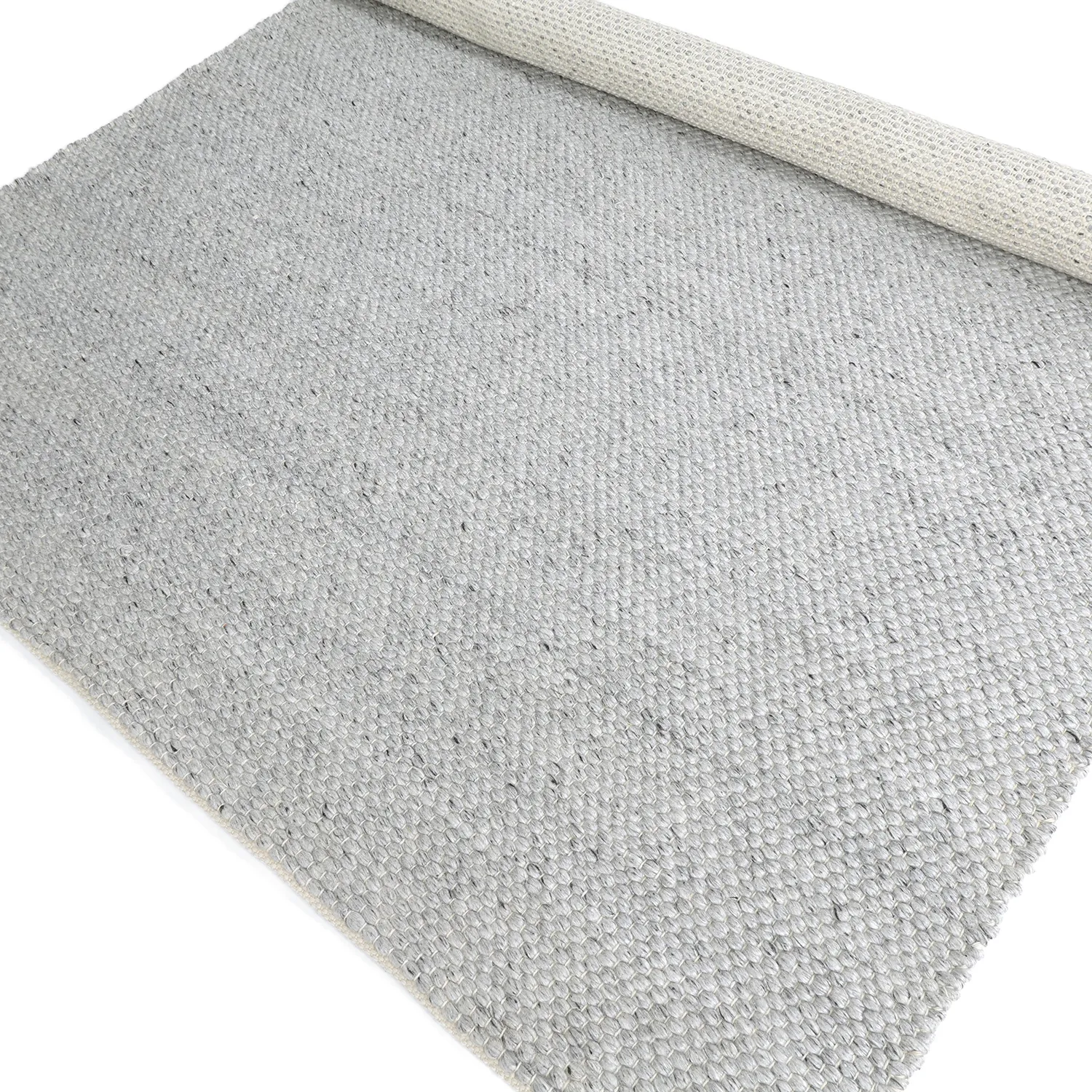 Tæpper til indendørs/udendørs brug - Arco Wool Look (grå/beige)