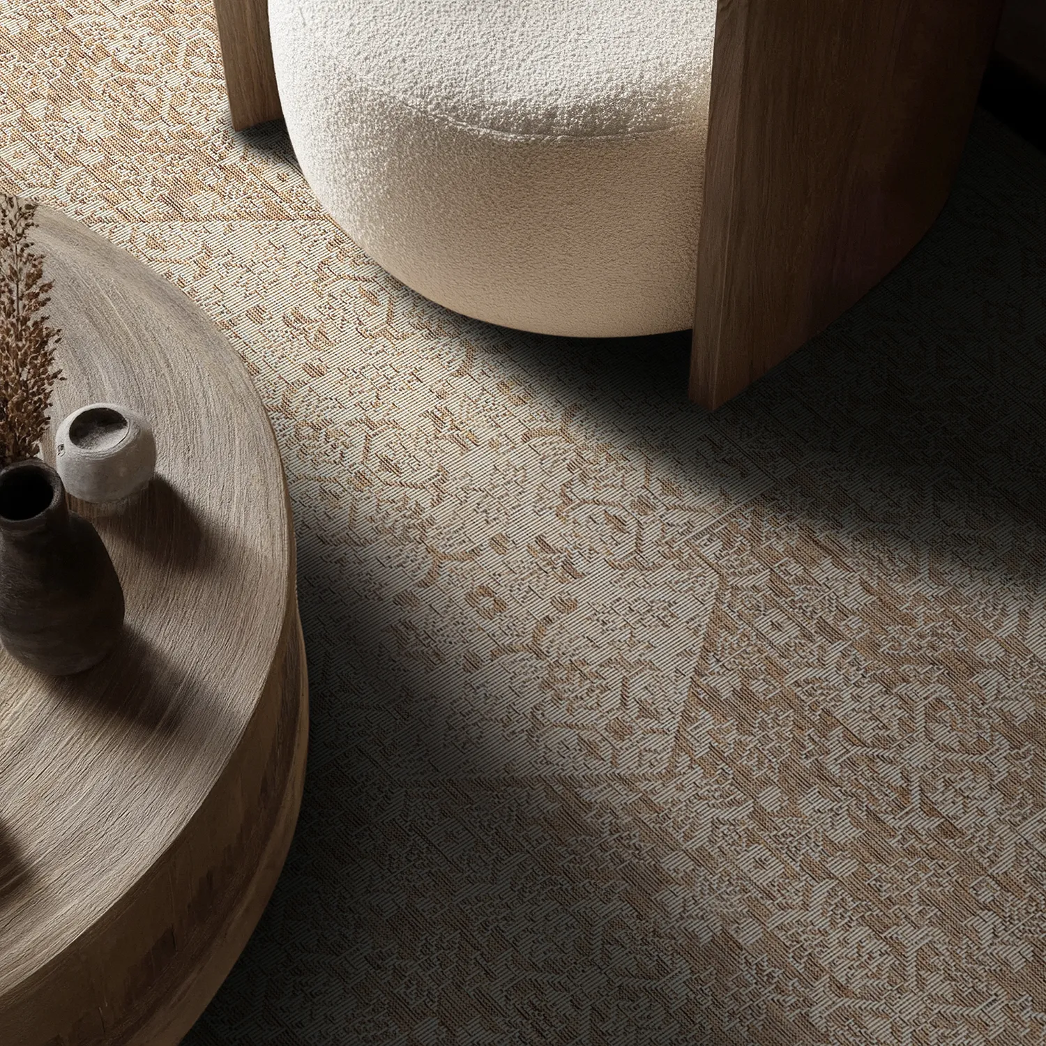 Tæpper til indendørs/udendørs brug - Mekele (brun)