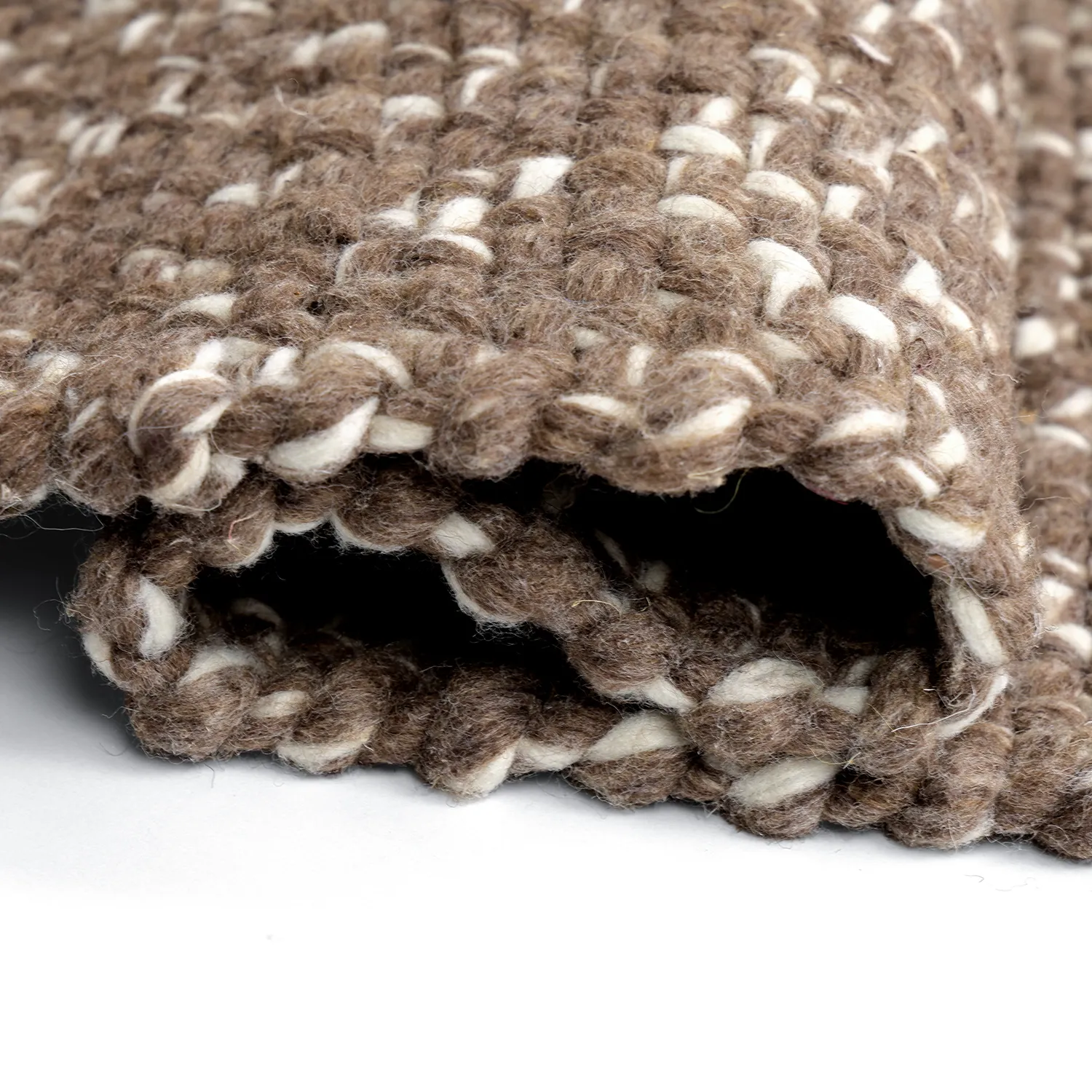 Tæpper til indendørs/udendørs brug - Orta Wool Look (brun)