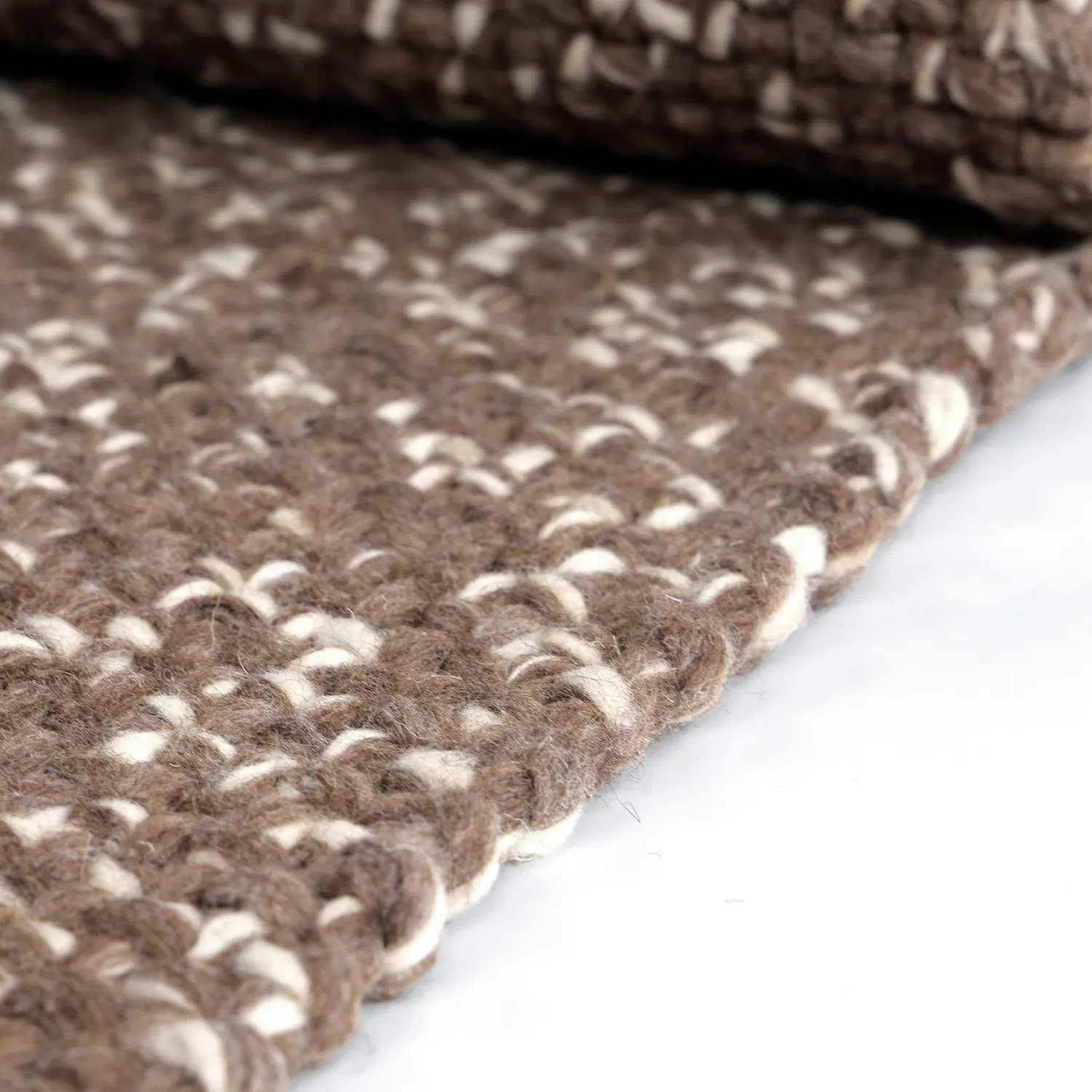 Tæpper til indendørs/udendørs brug - Orta Wool Look (brun)