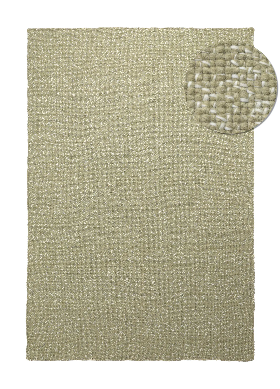 Tæpper til indendørs/udendørs brug - Orta Wool Look (mosgrøn)