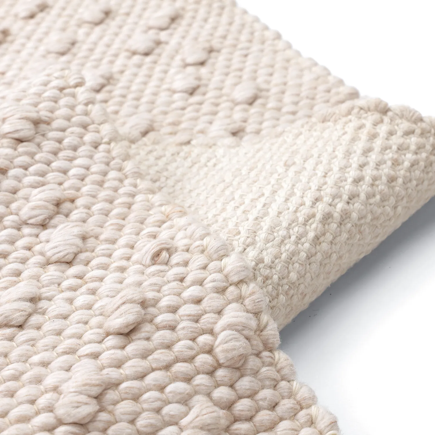 Tæpper til indendørs/udendørs brug - Todi Wool Look (fløde)