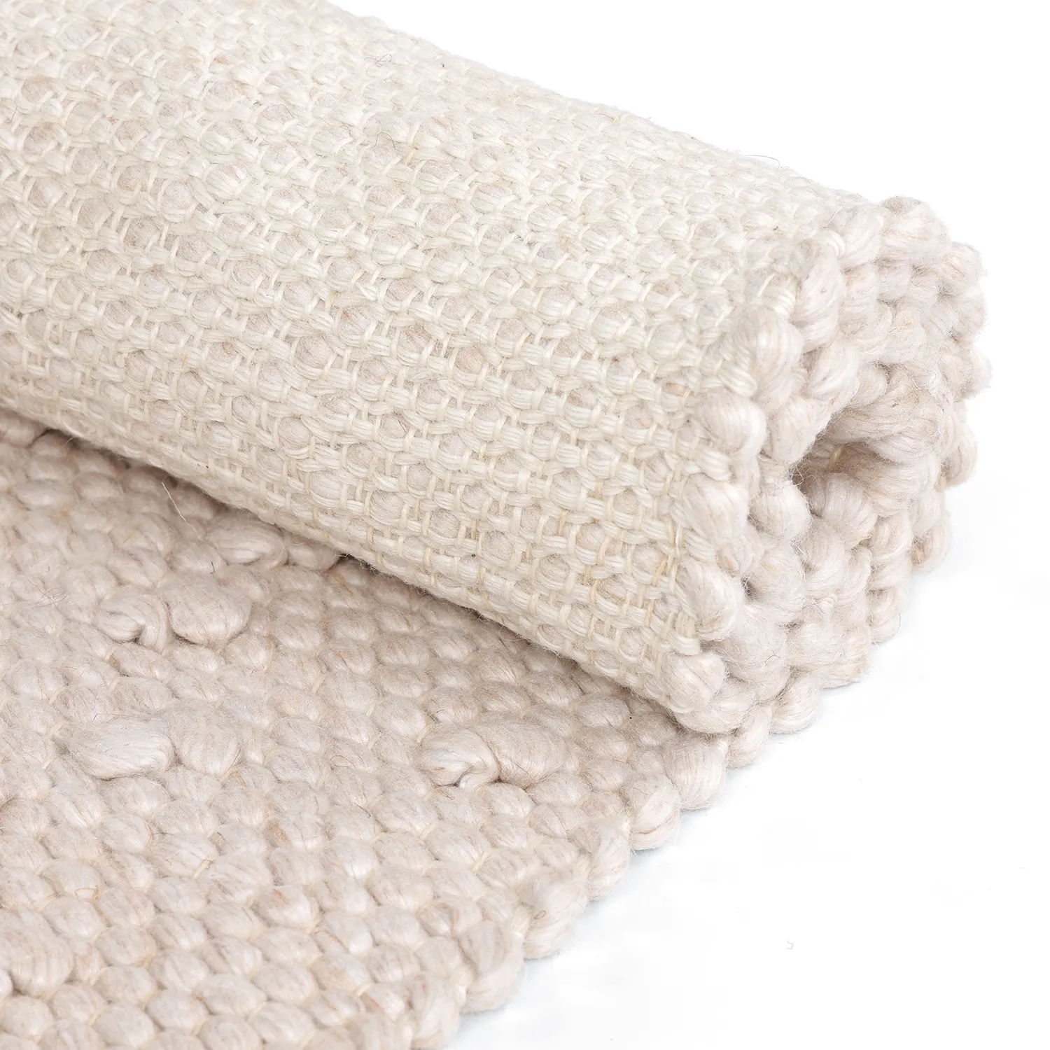 Tæpper til indendørs/udendørs brug - Todi Wool Look (fløde)