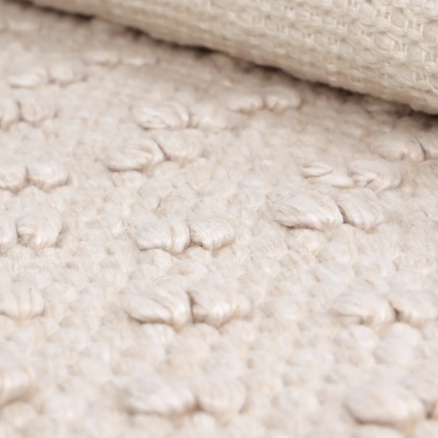 Tæpper til indendørs/udendørs brug - Todi Wool Look (fløde)