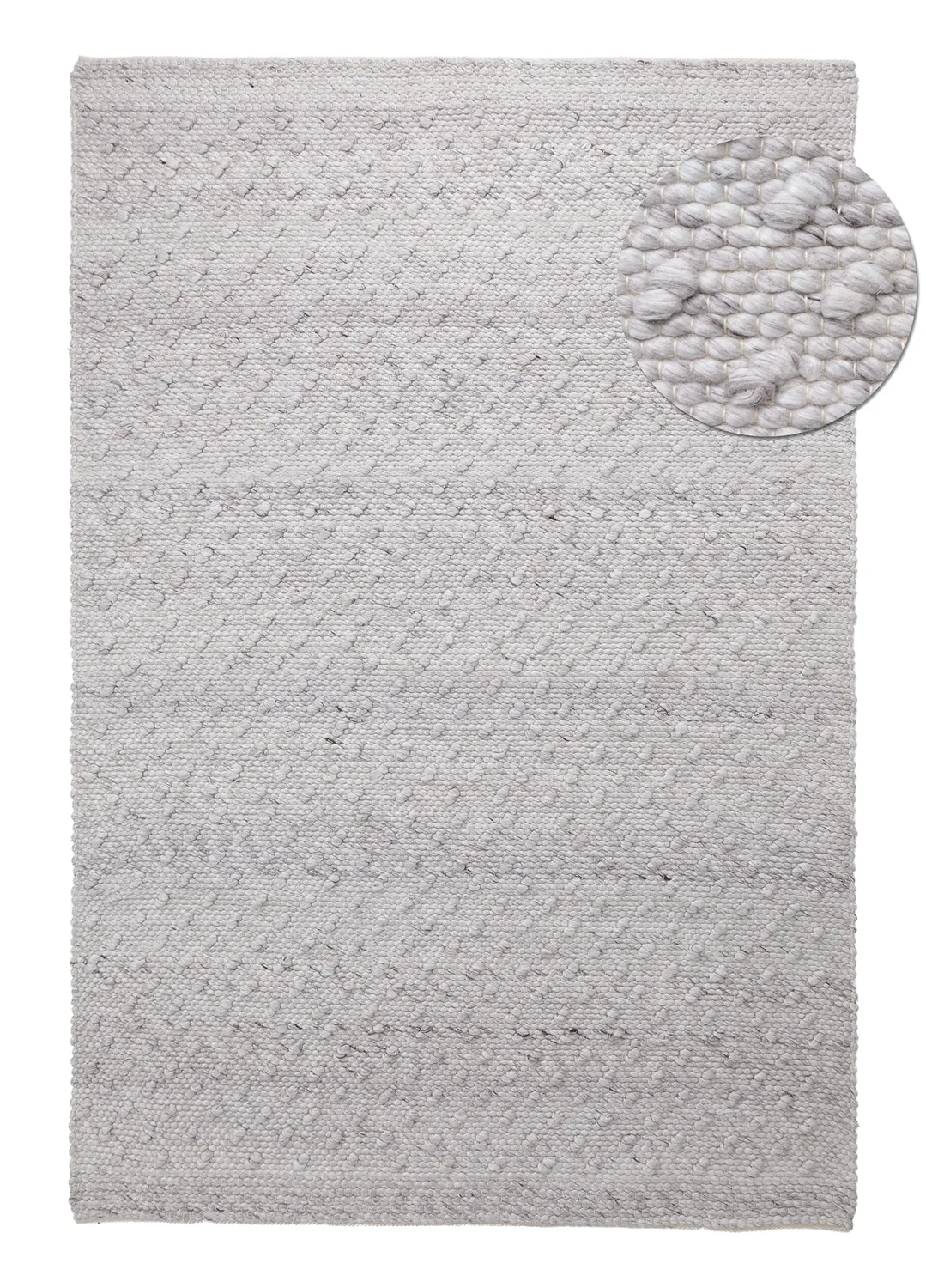 Tæpper til indendørs/udendørs brug - Todi Wool Look (grå/beige)